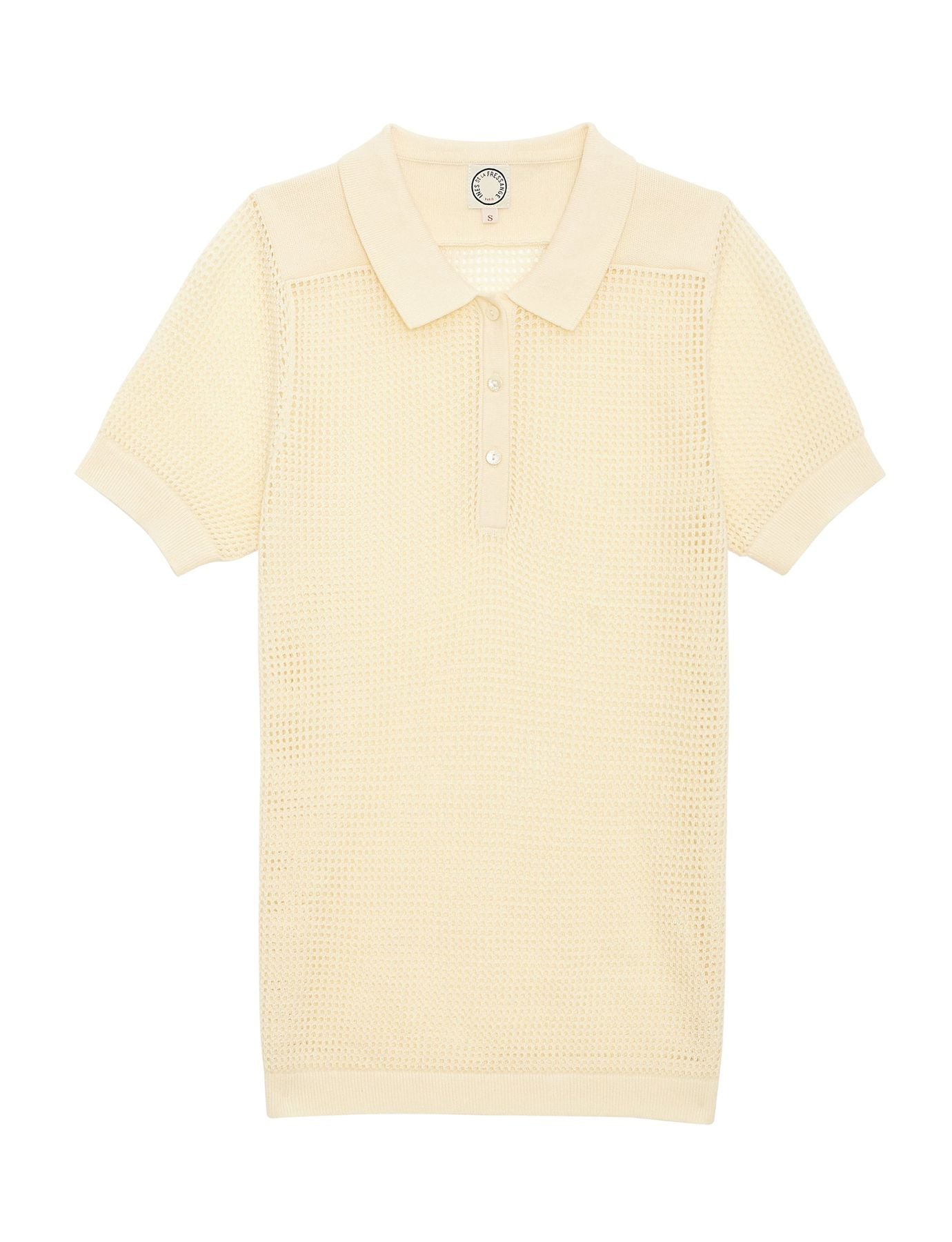 Polo di ganchillo Ilario marfil