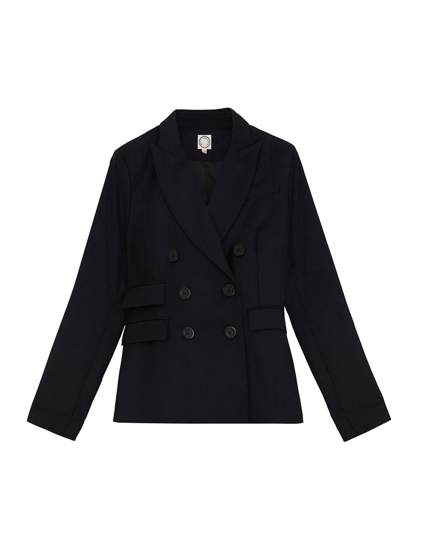 Maurice Giacca di lana blu navy