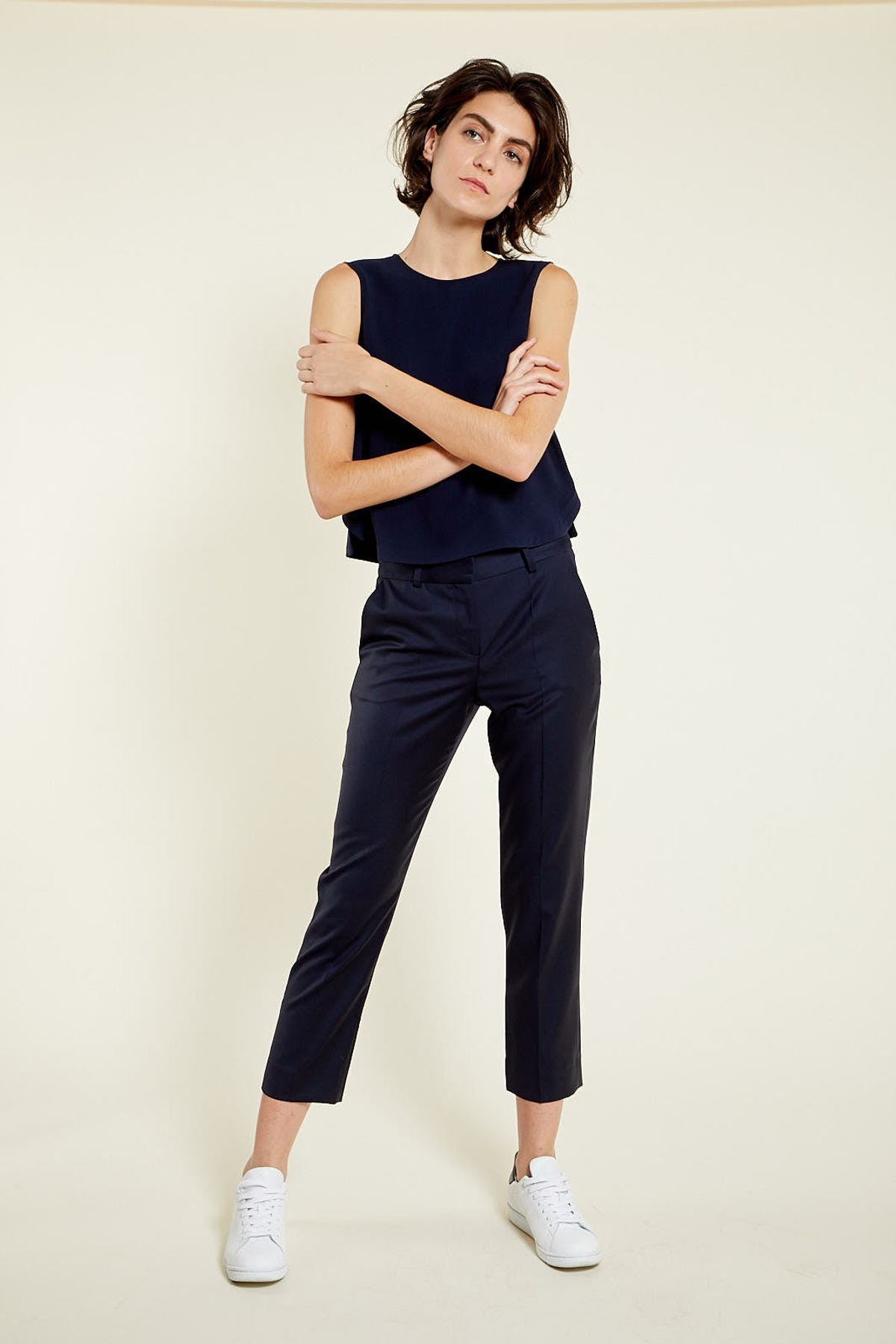 Blusa azul marino Albert