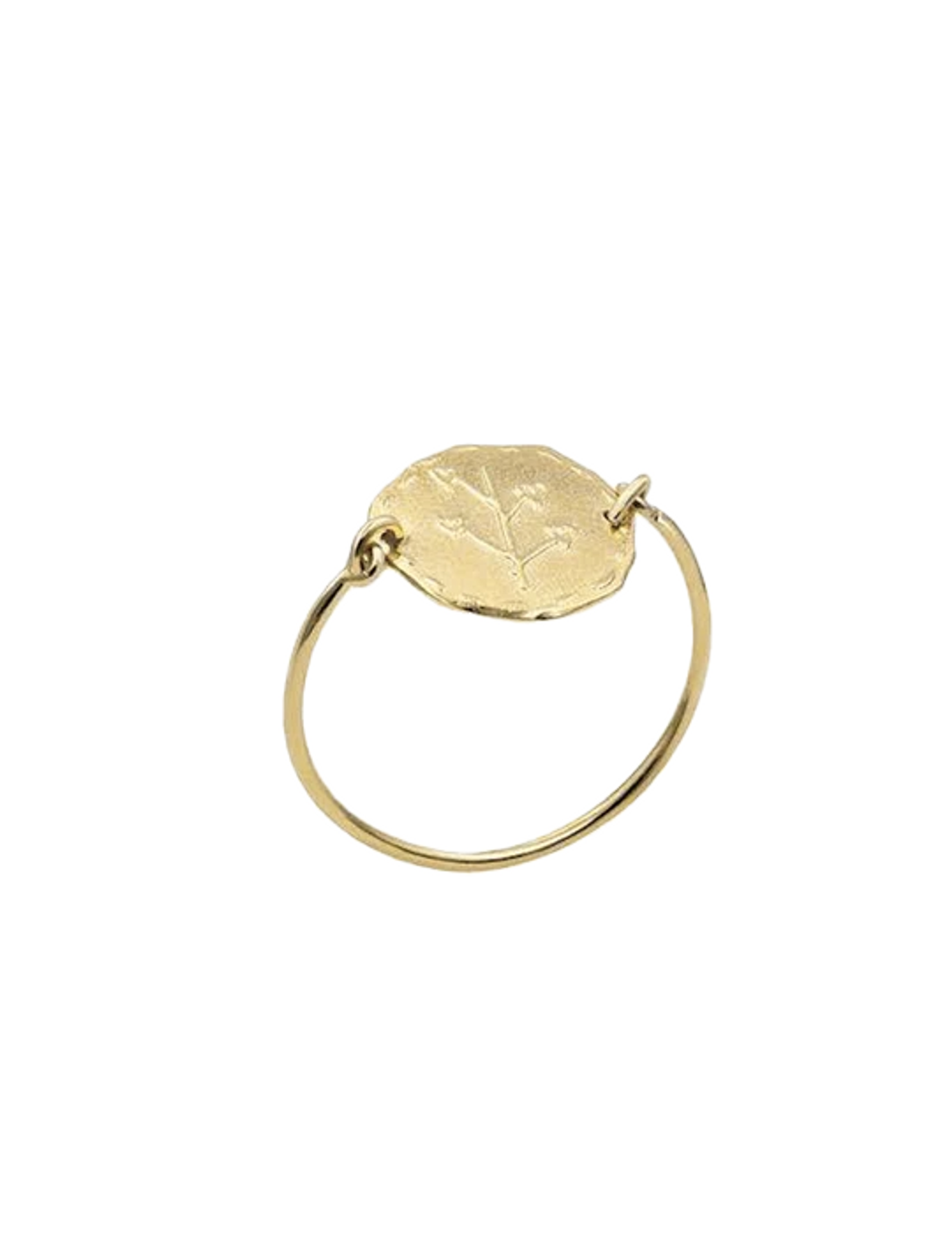 Anello con cuori Lutece placcato oro