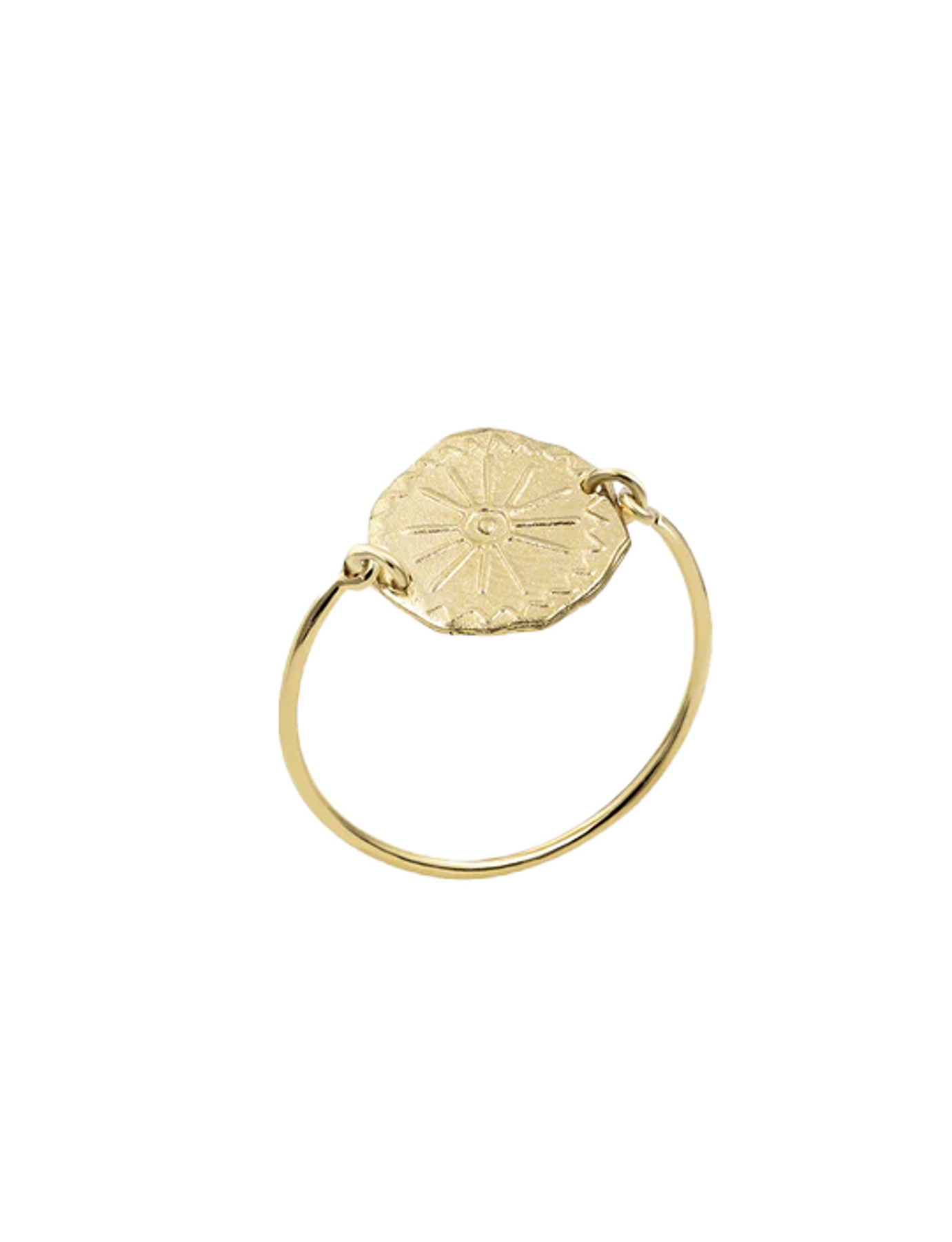 Anillo di sol Lutece ricoperto d'oro