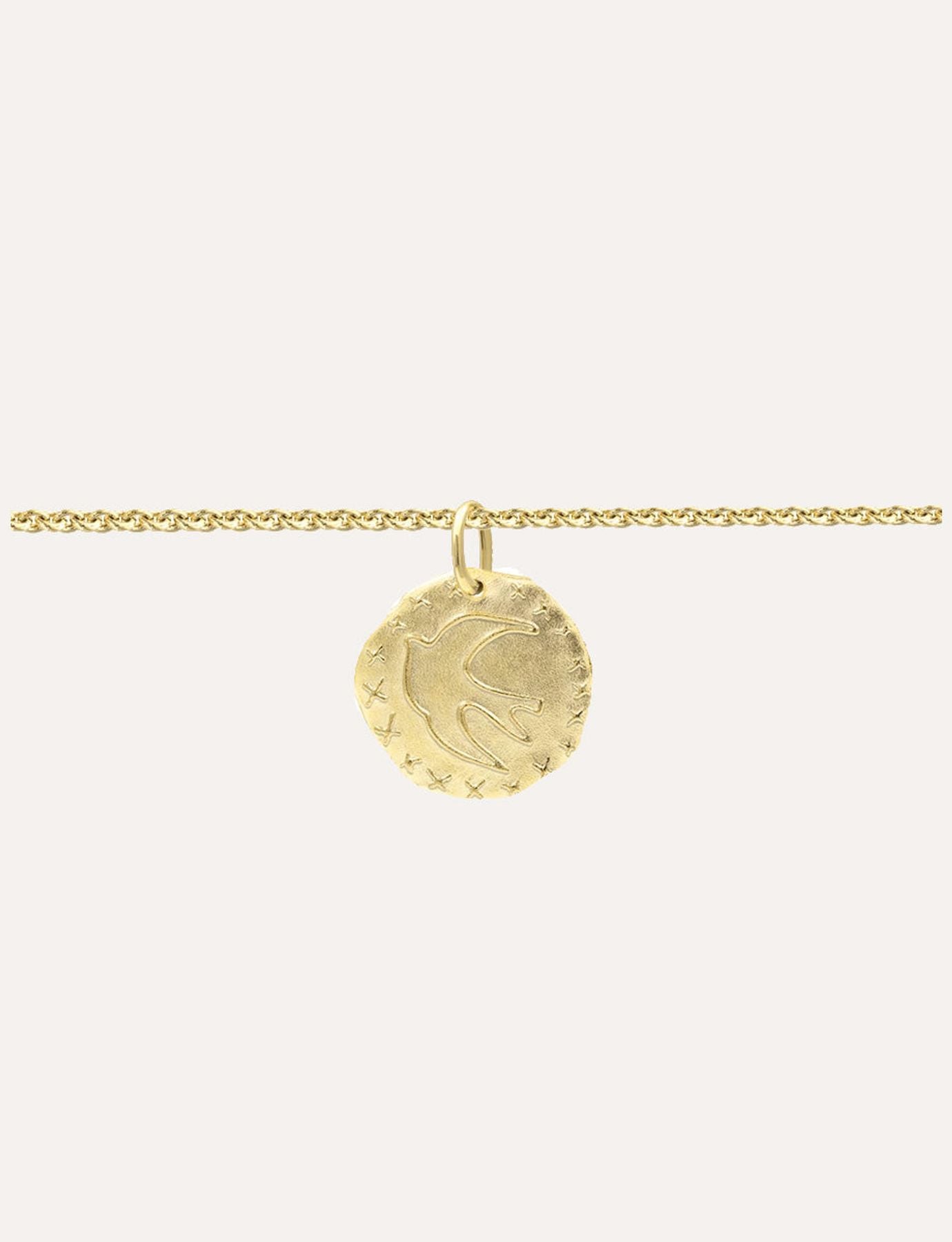 Bracciale Lutetia placcato oro con motivo a colomba