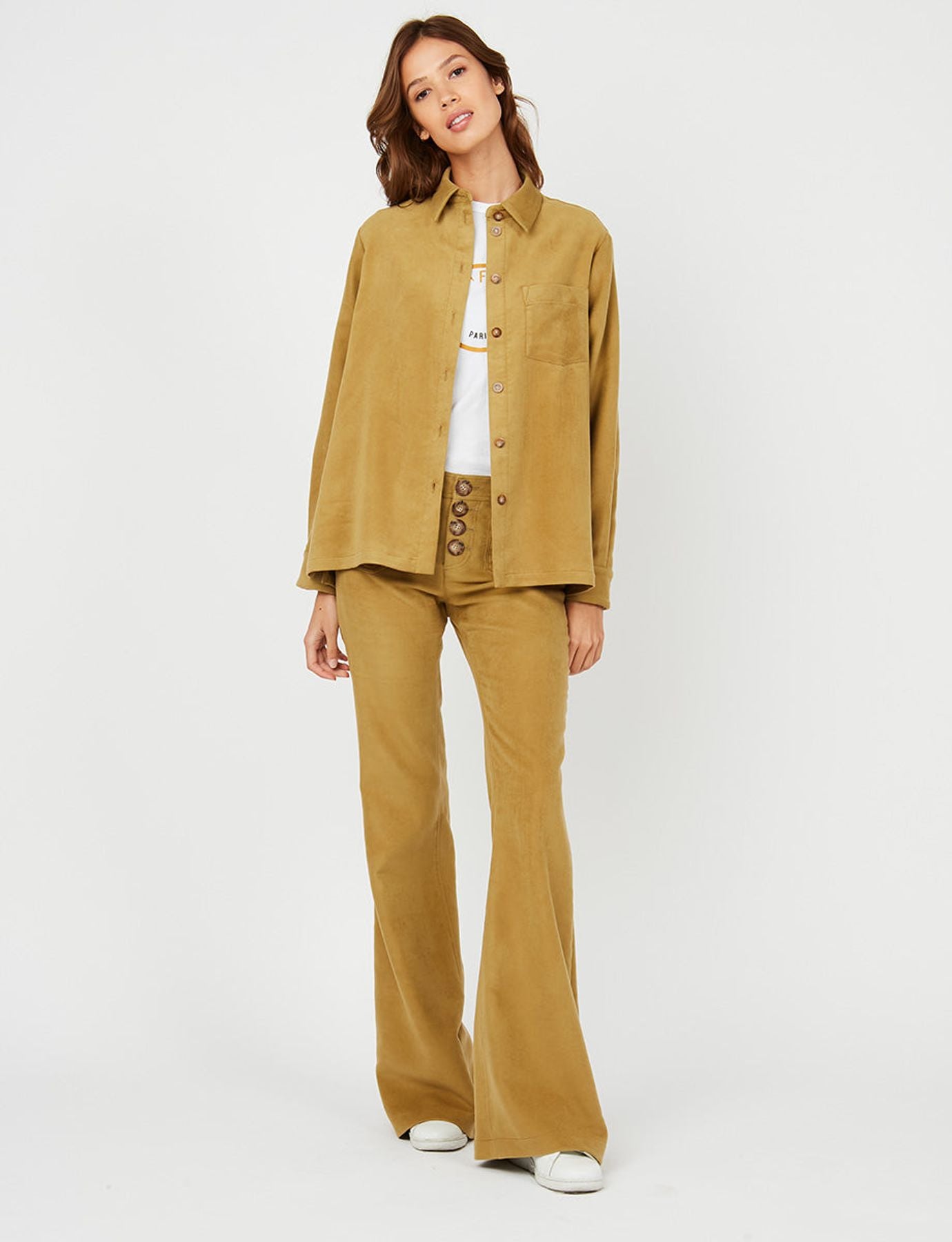 Pantaloni caqui Charlotte