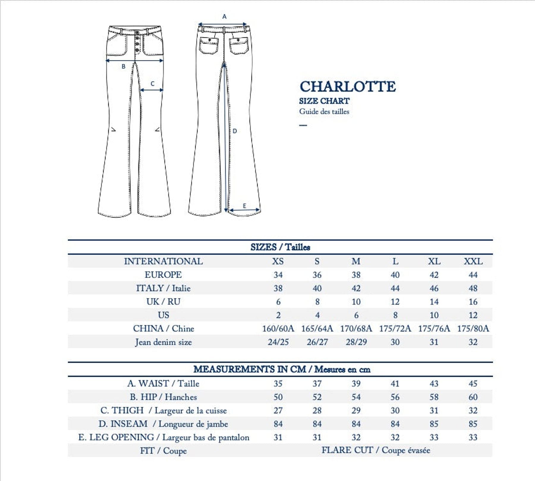 Pantaloni caqui Charlotte