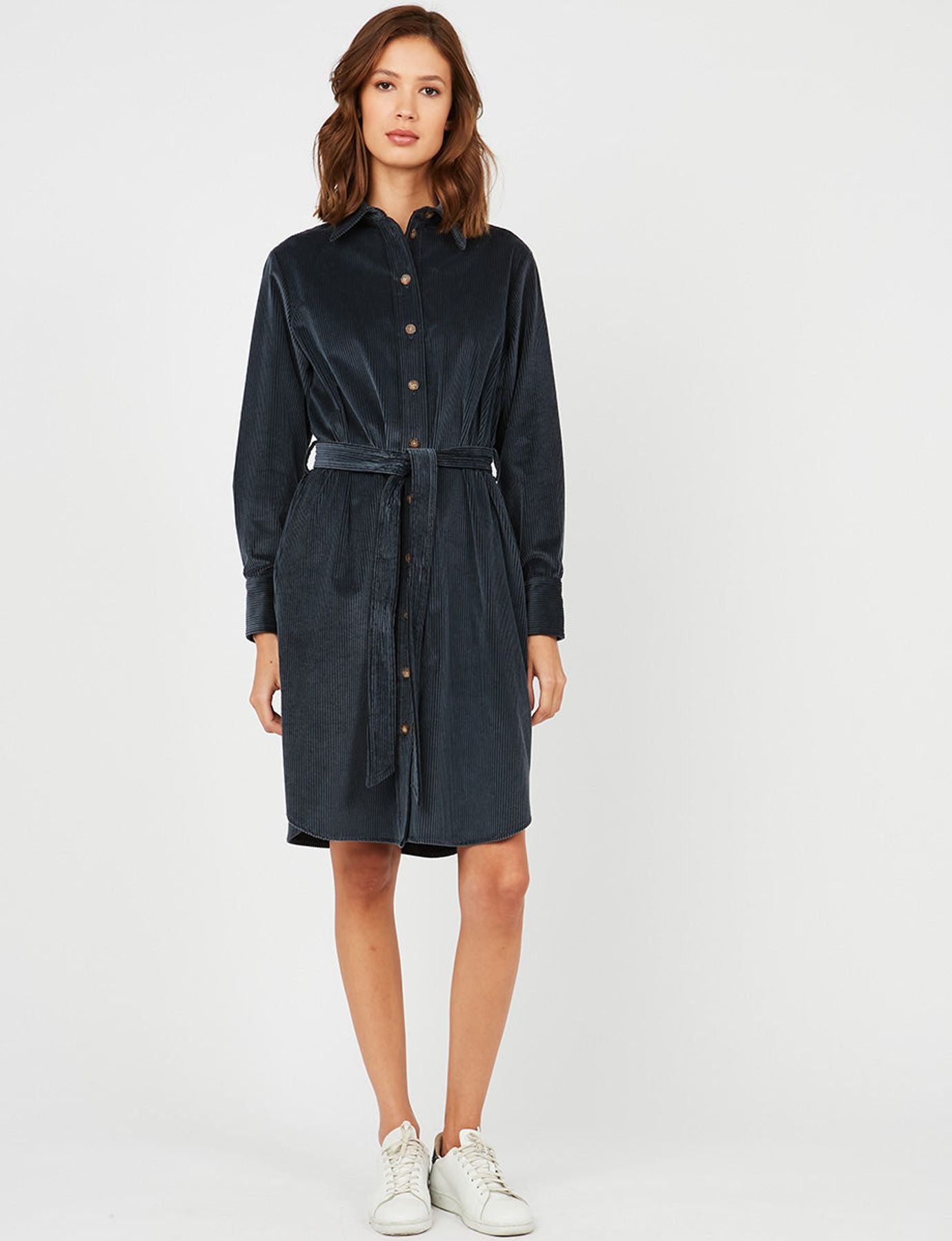 Gilet camisero di terciopelo azzurro Amour