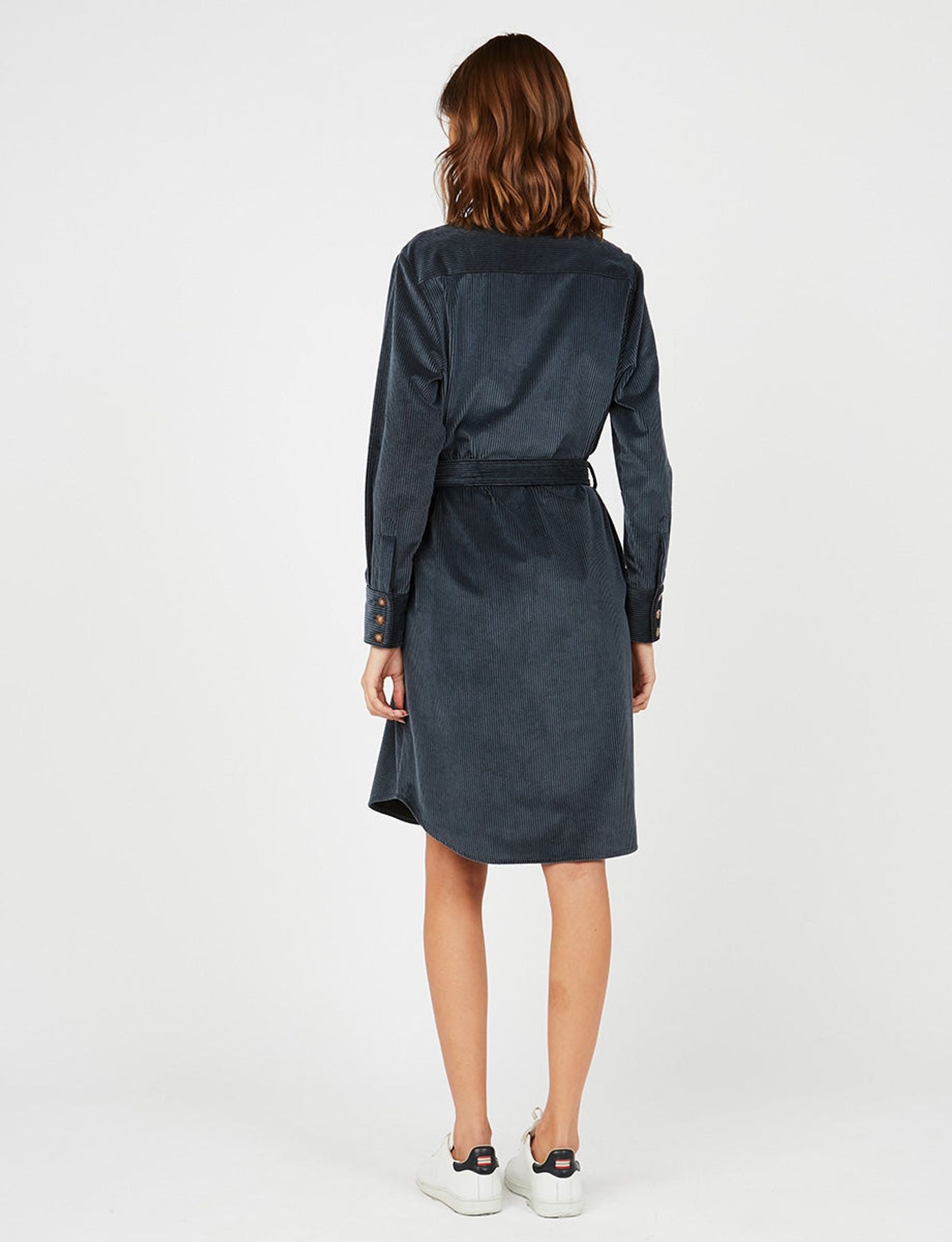 Gilet camisero di terciopelo azzurro Amour