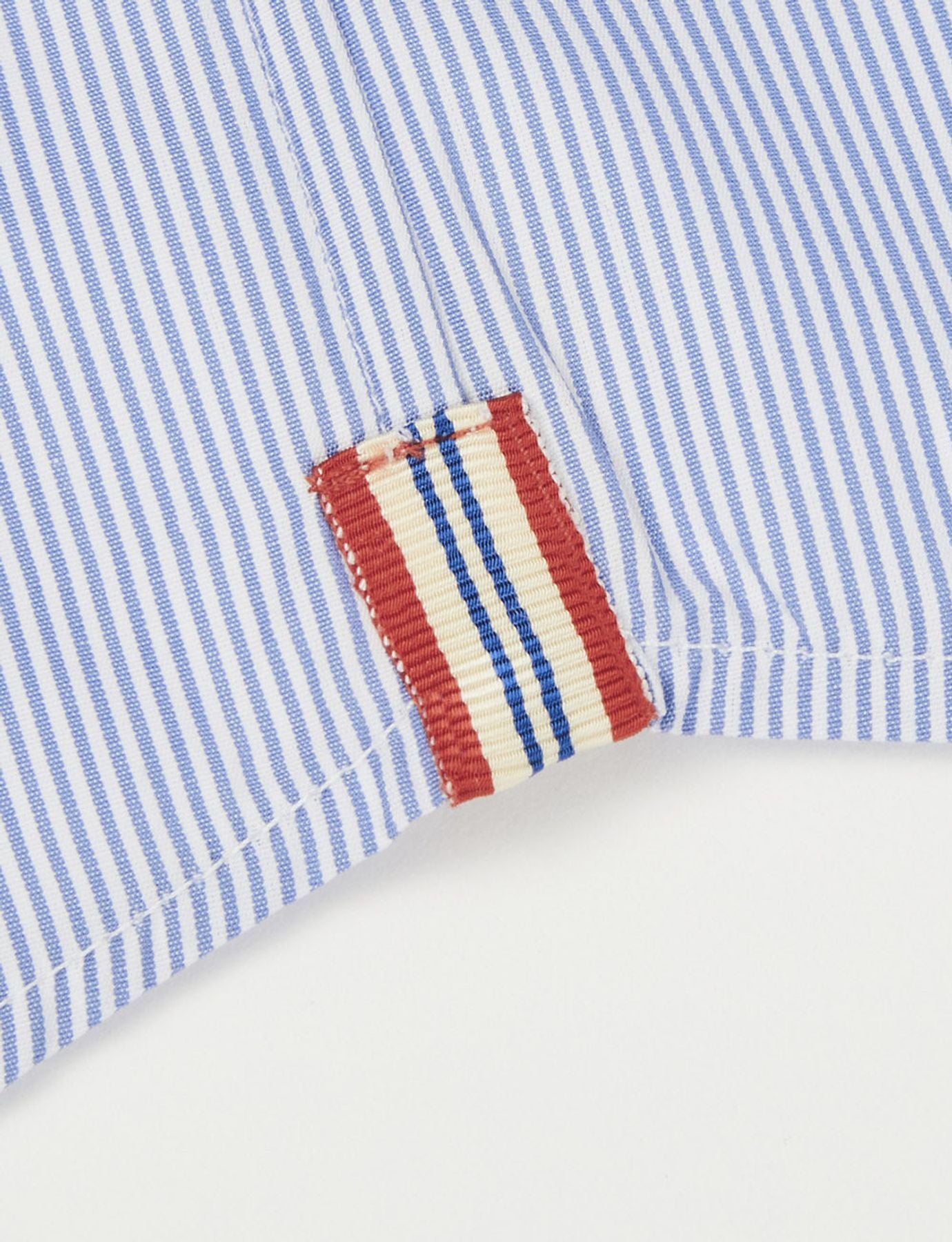 Julien camisa de rayas azul de los hombres