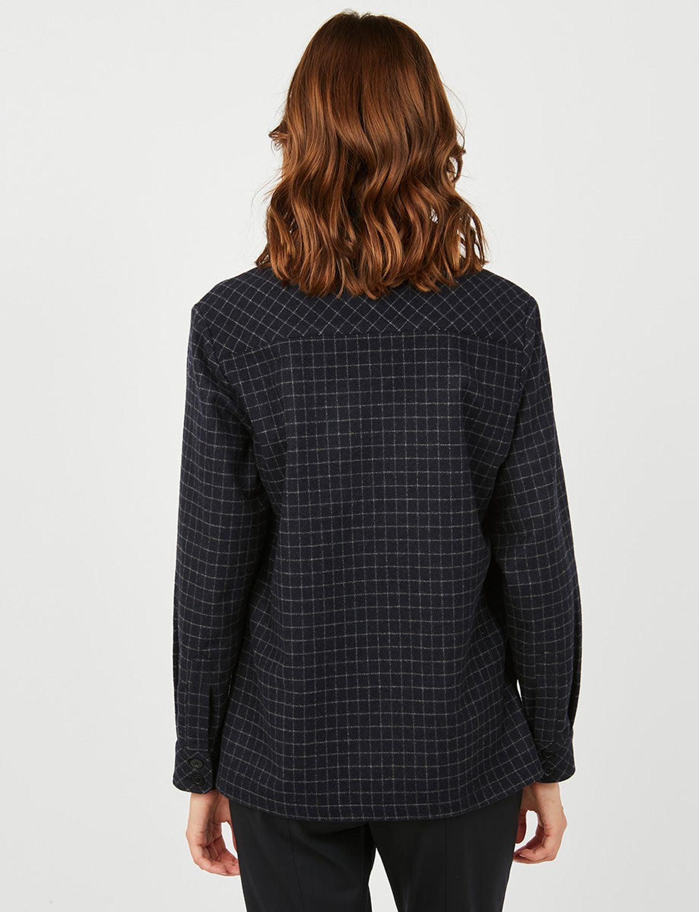 Camicia over Cassia blu