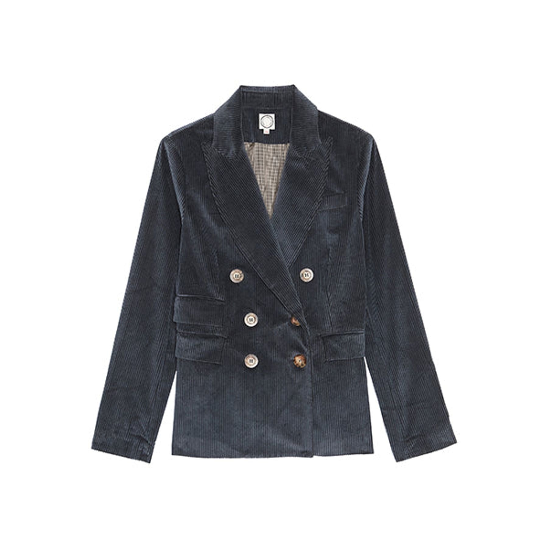 Giacca Maurice in velluto blu
