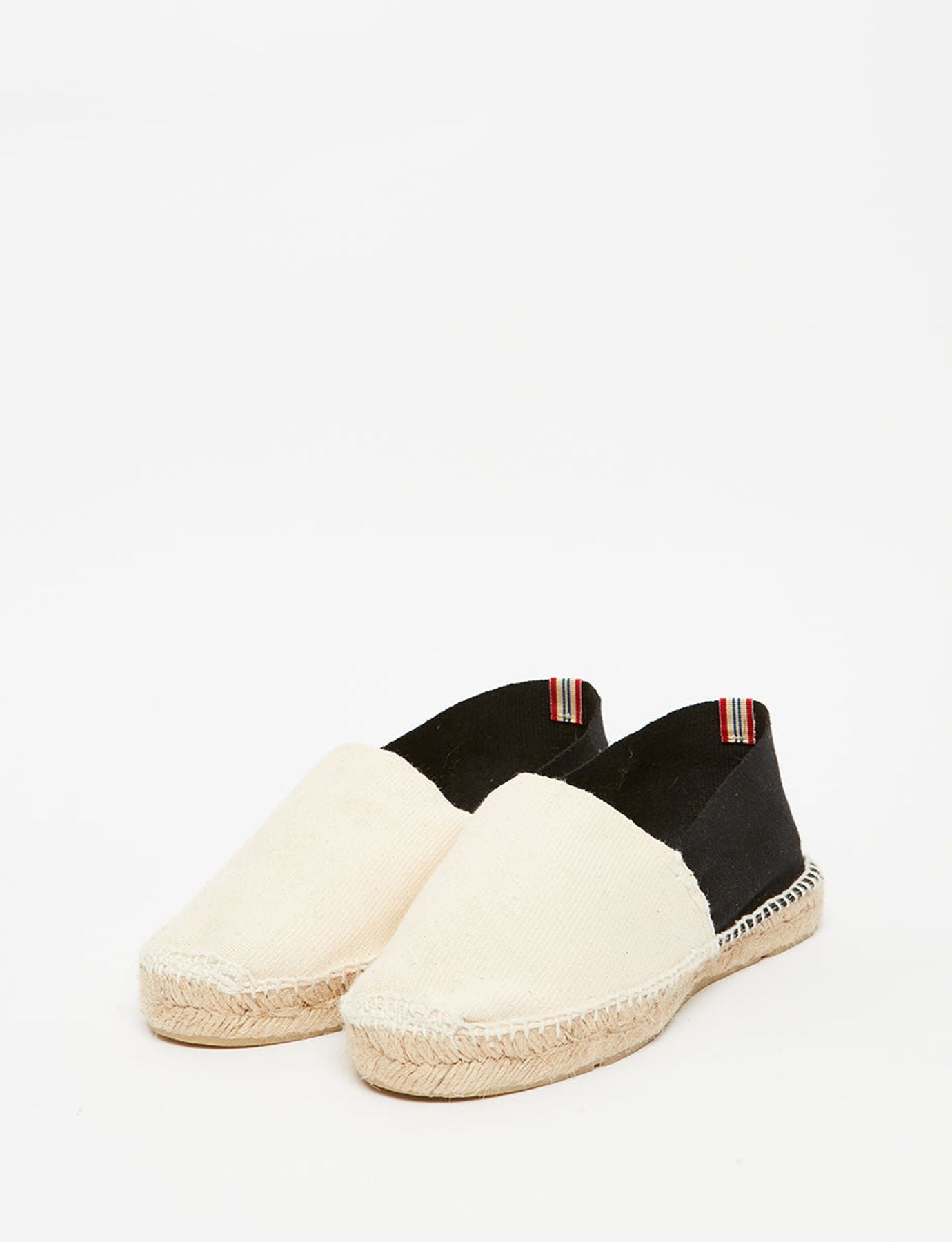 Espadrillas Aglae ecru-nero