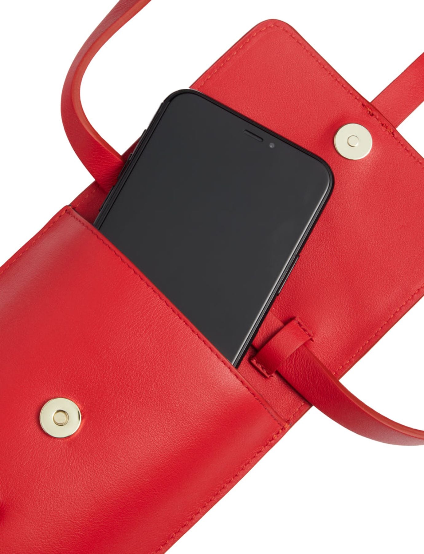 Borsa per smartphone Léonore rosso
