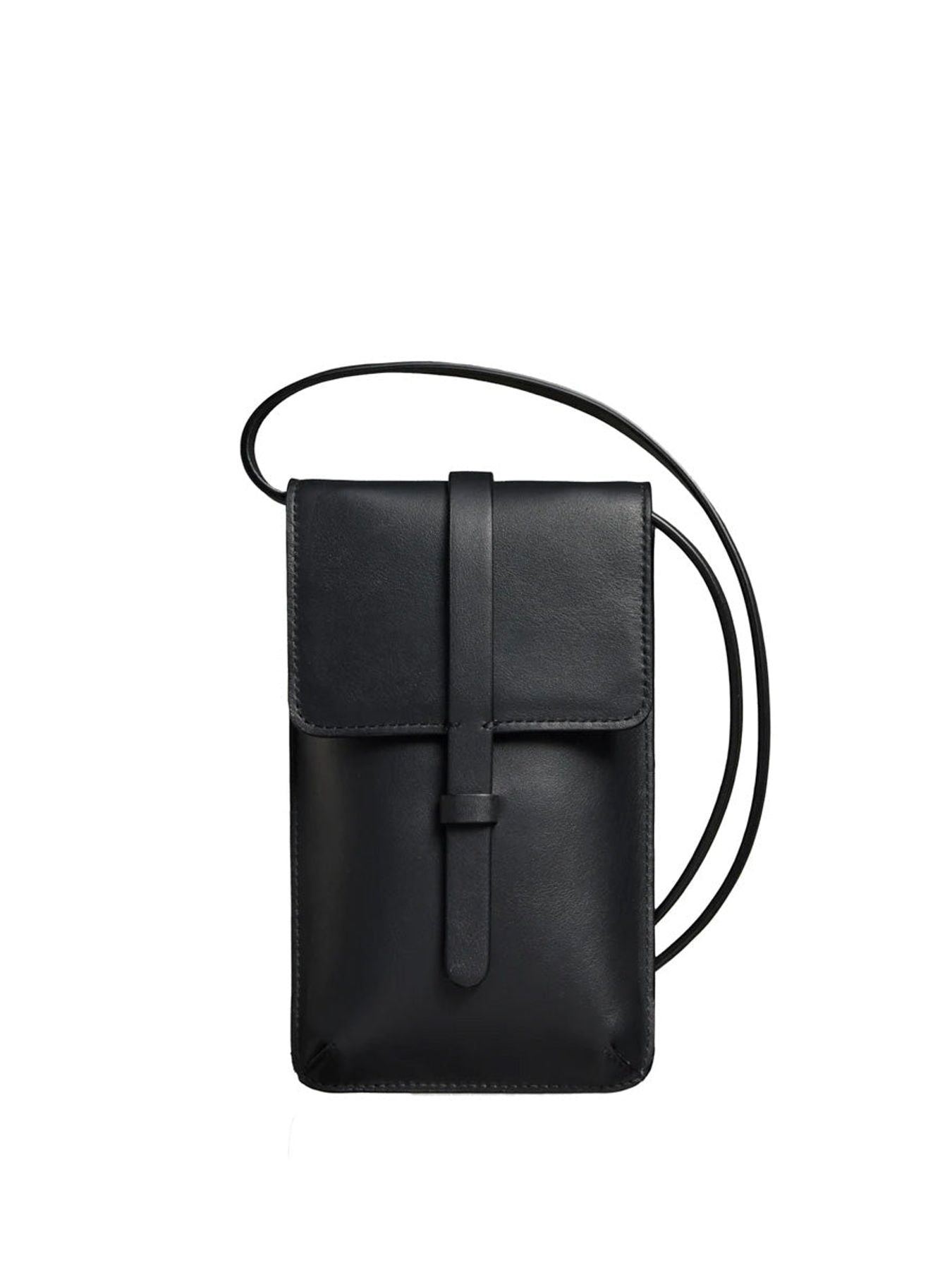 Borsa per smartphone Léonore cuero negro