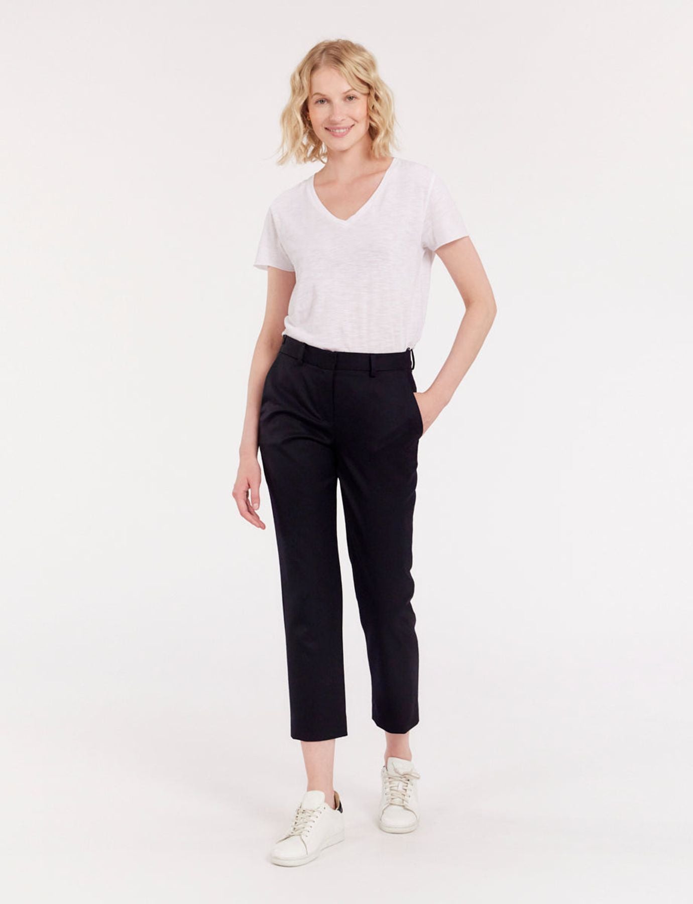 Pantaloni Audrey blu notte