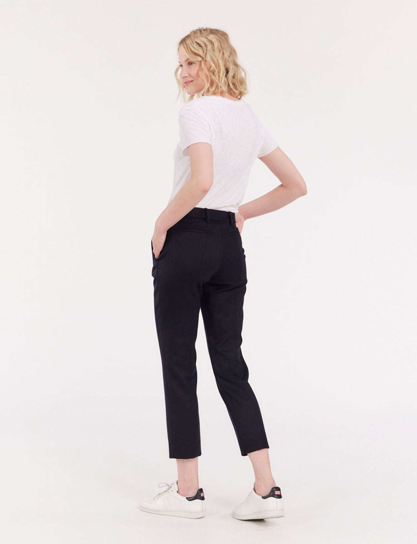 Pantaloni Audrey blu notte