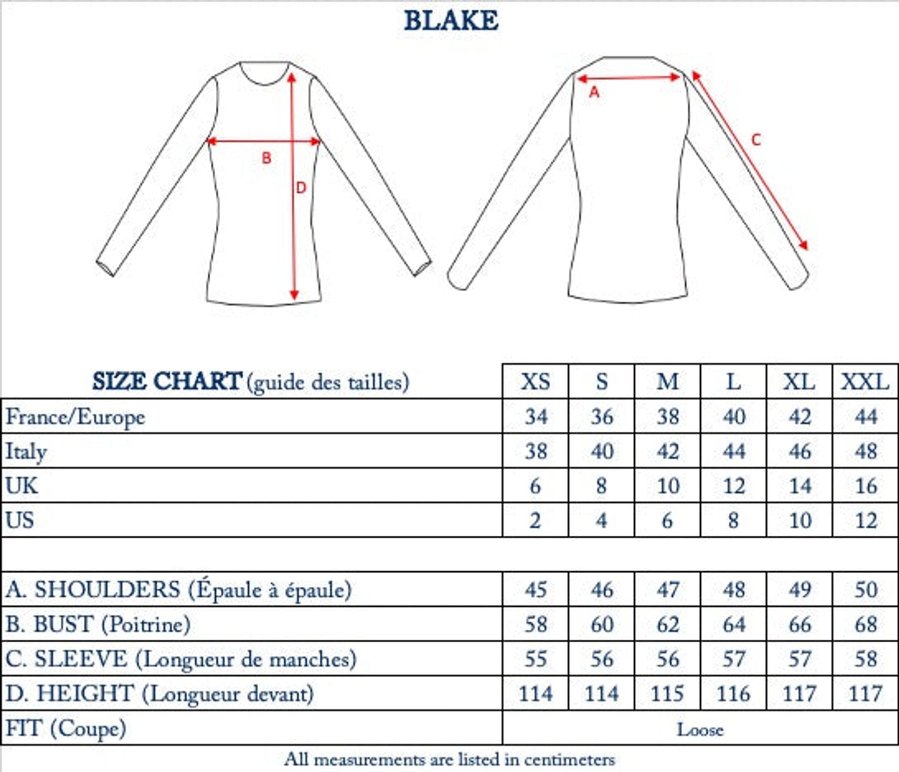 Gabardina rosa Blake