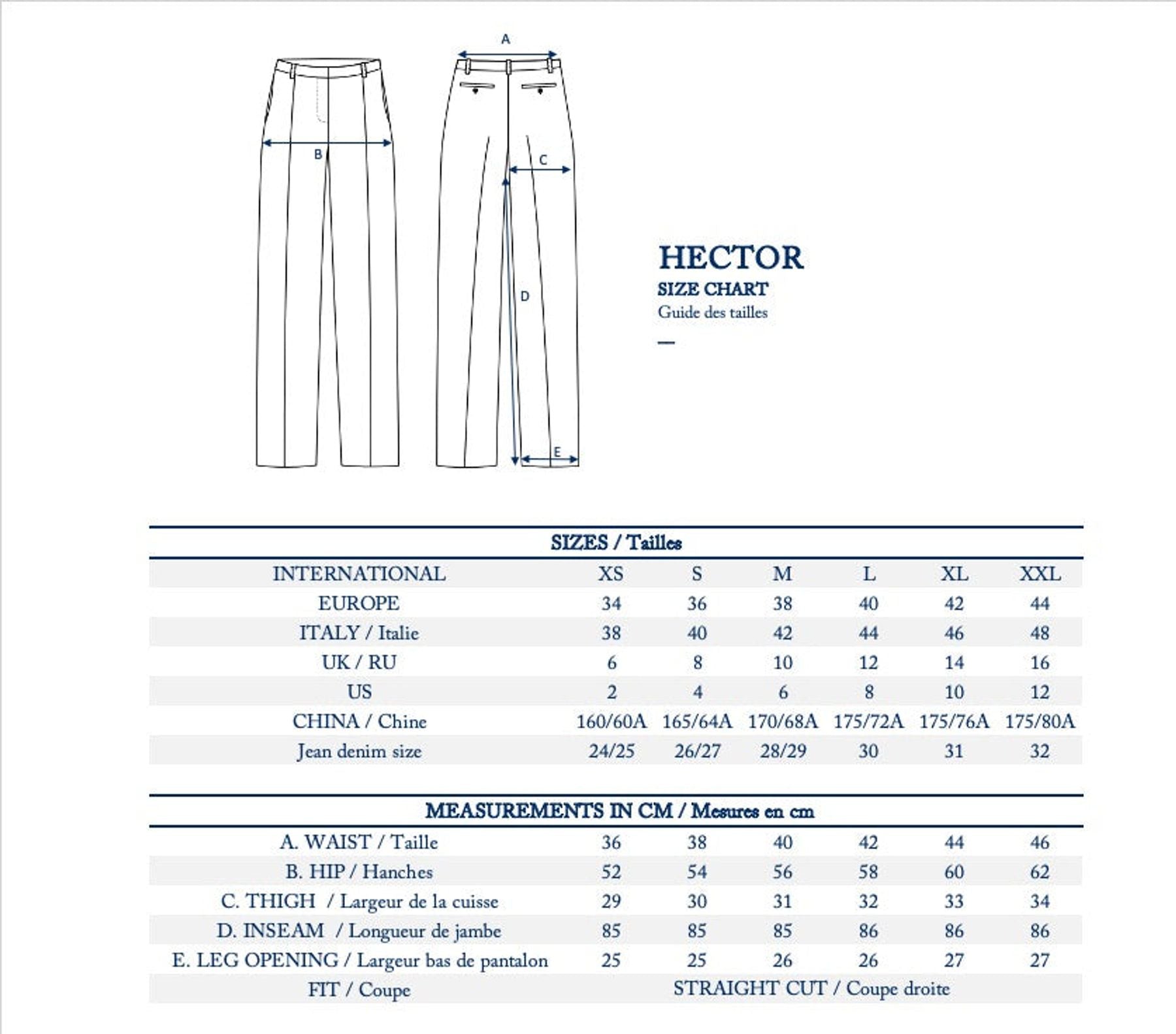Pantaloni rossi Hector