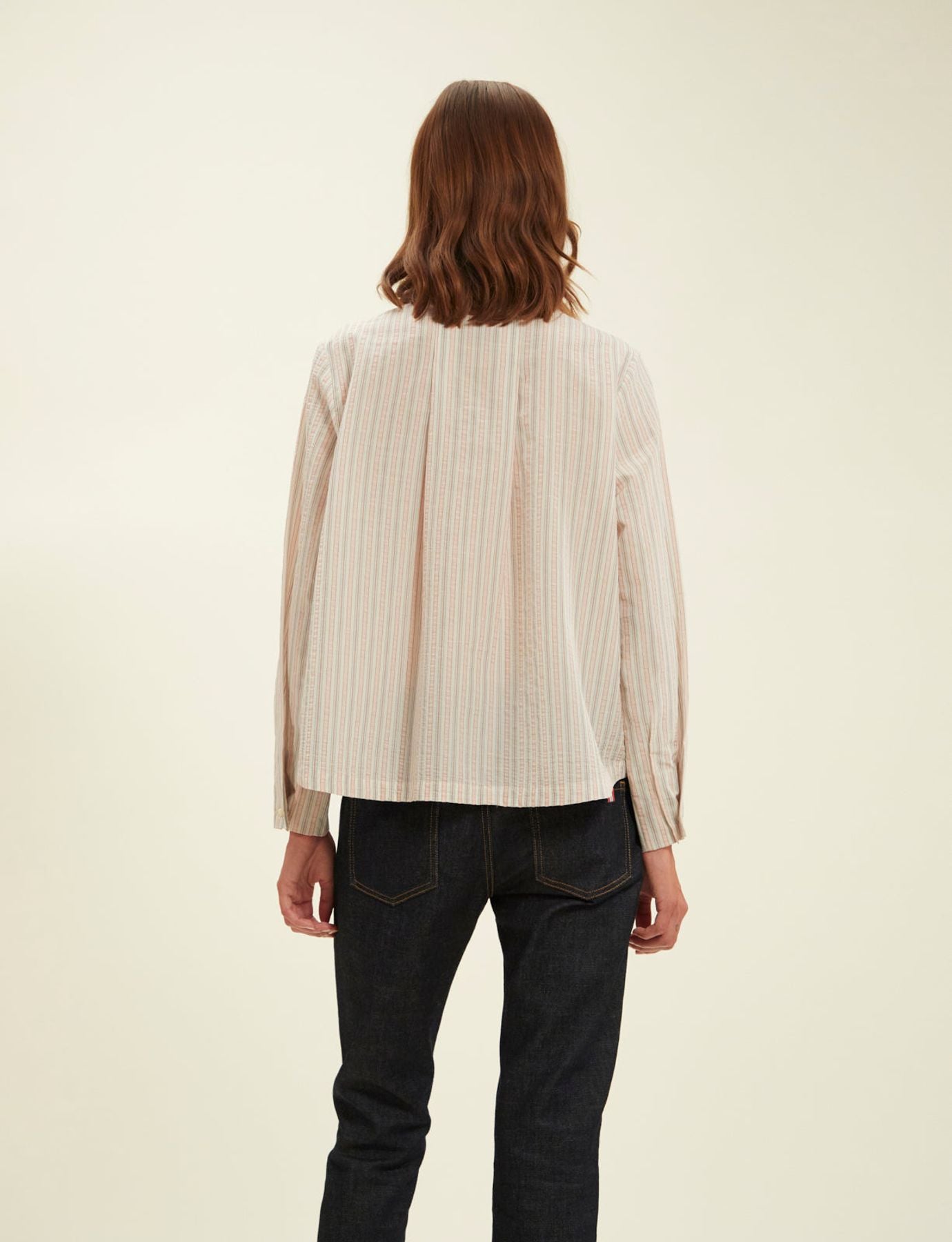 Blusa Noa in crudo con rayas