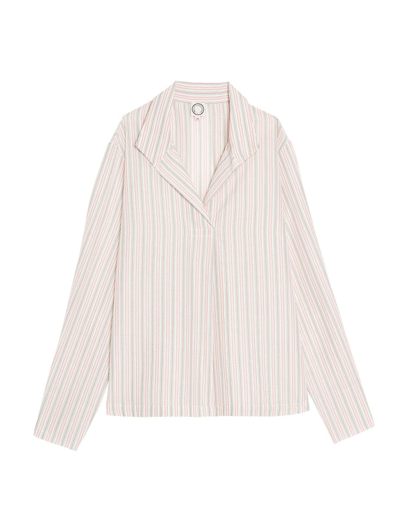 Blusa Noa in crudo con rayas