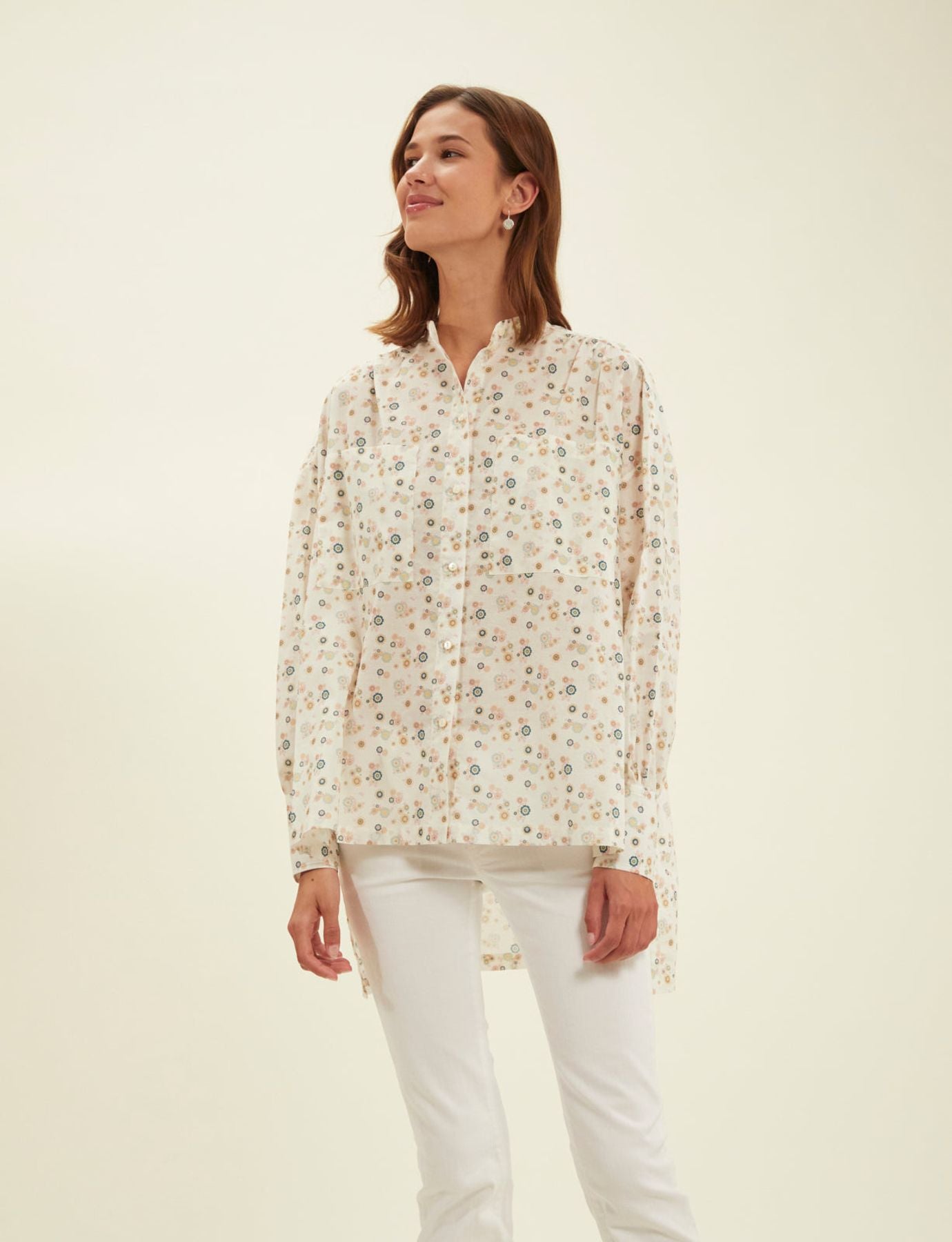 Camisa floreale Adamo