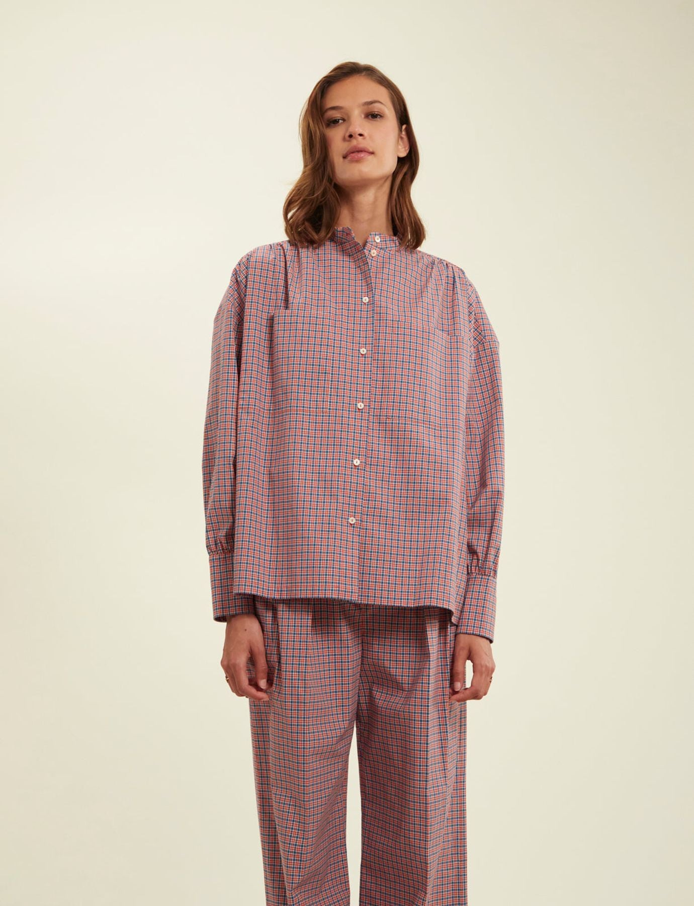 Camisa di colore rosso Adamo