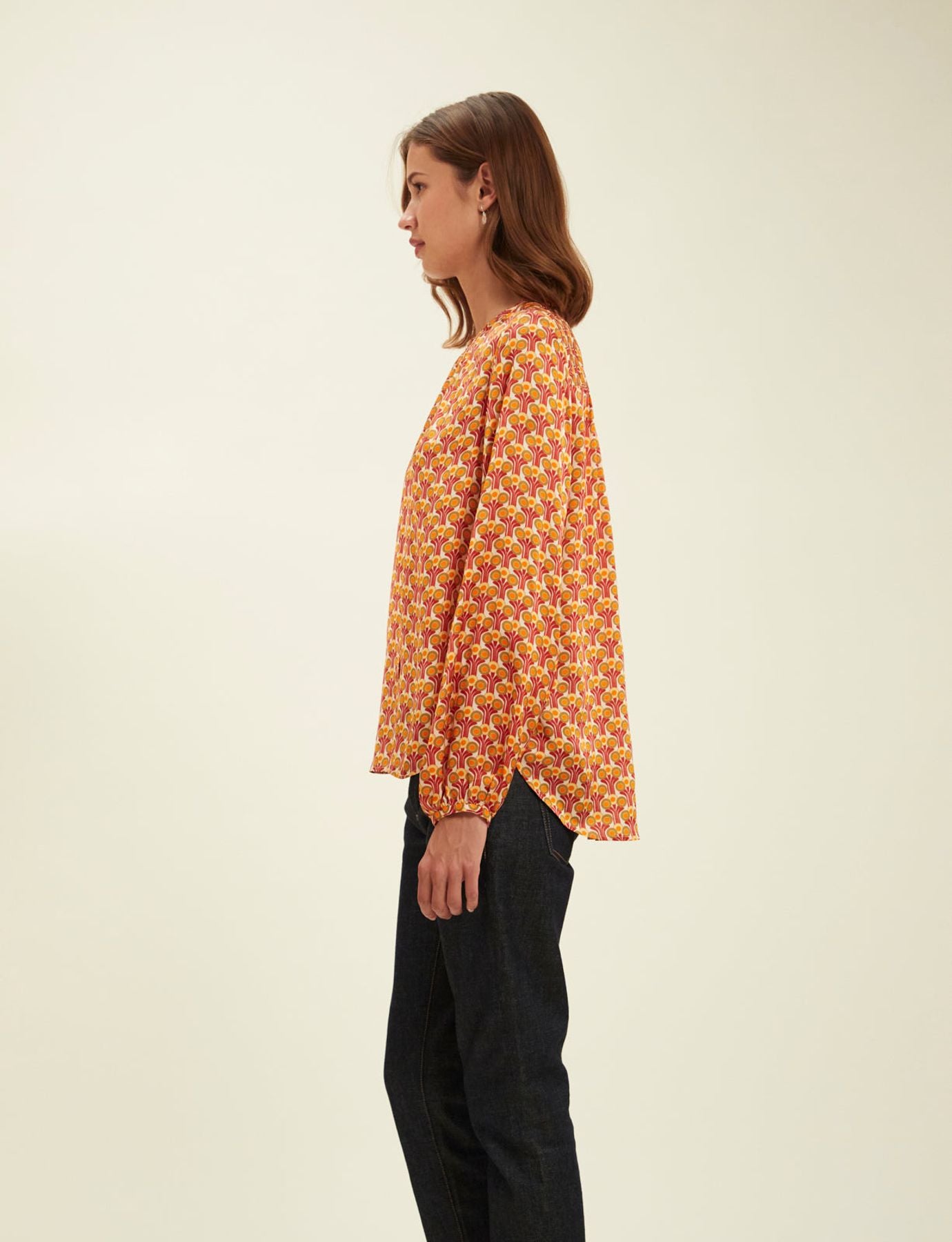 Blusa Joséphine Fuente Roja