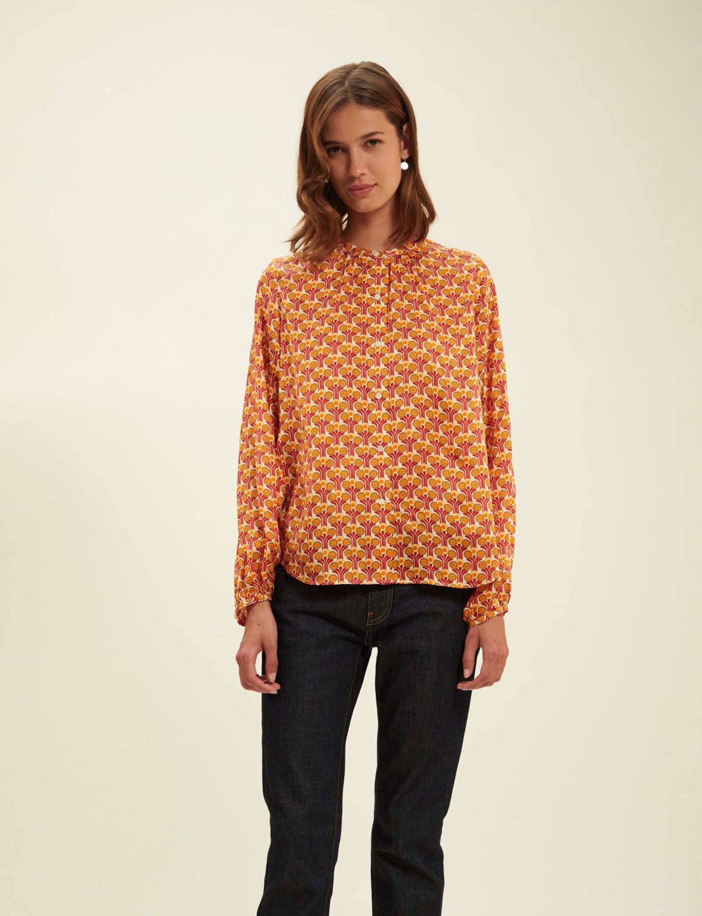 Blusa Joséphine Fuente Roja