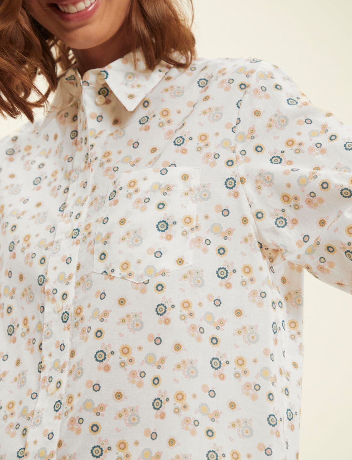 Camisa floreale Maureen