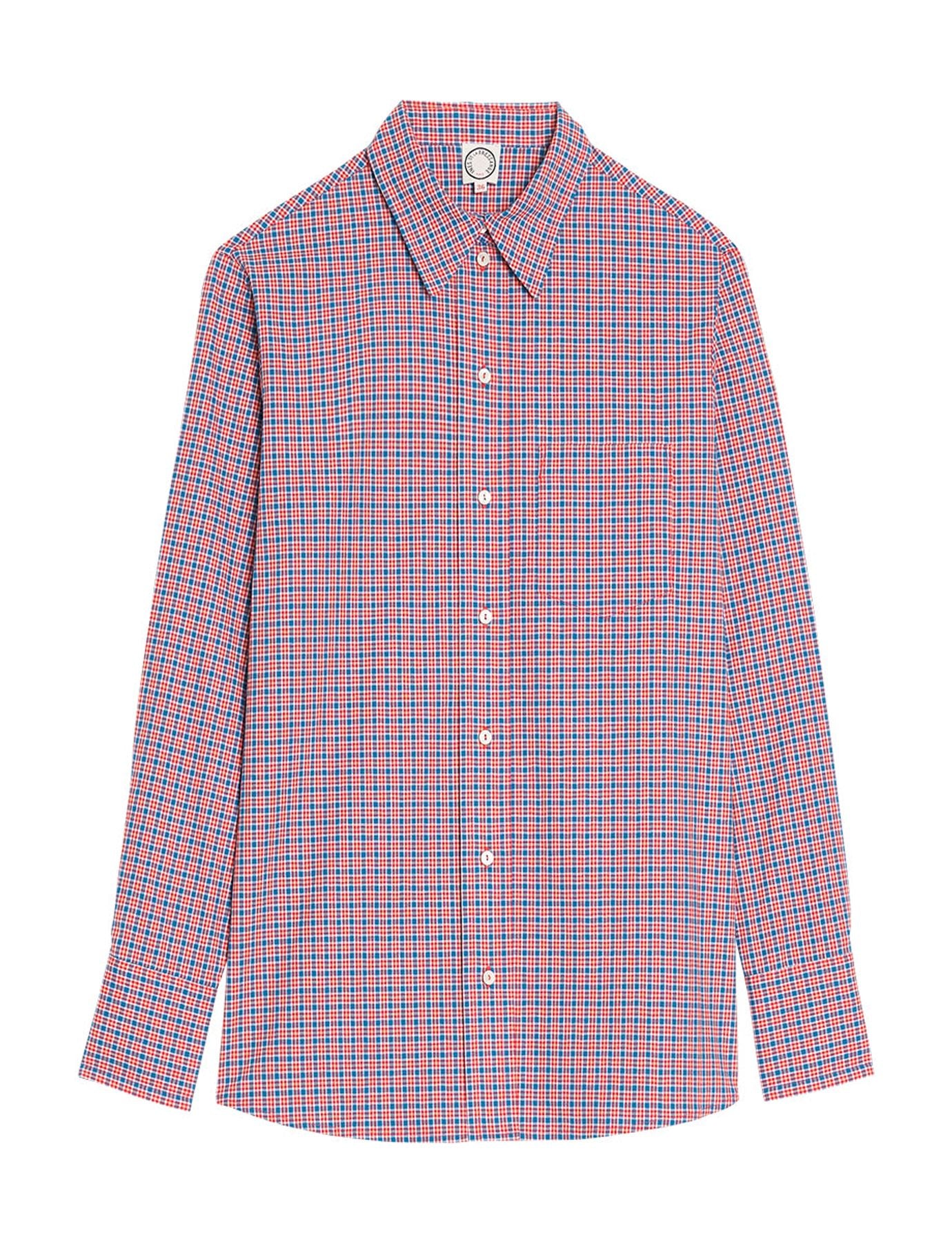 Camisa de cuadros rojos Maureen