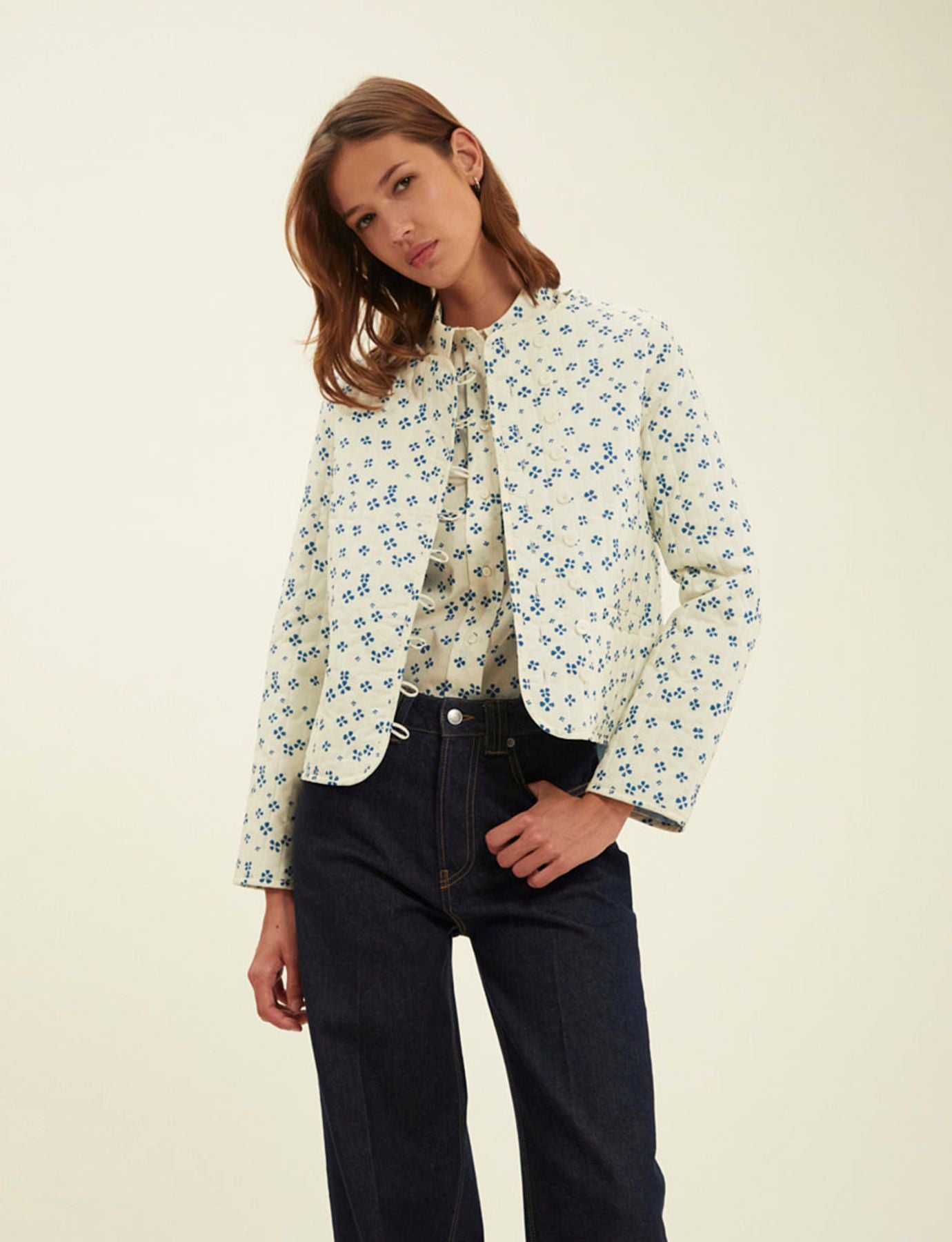 Giacca blu Wyoming Lucky