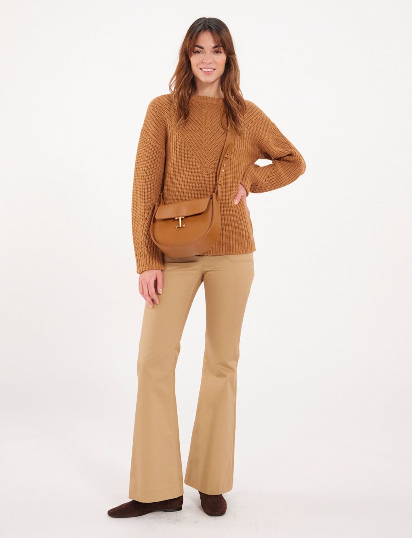Bolso Senda piel camel