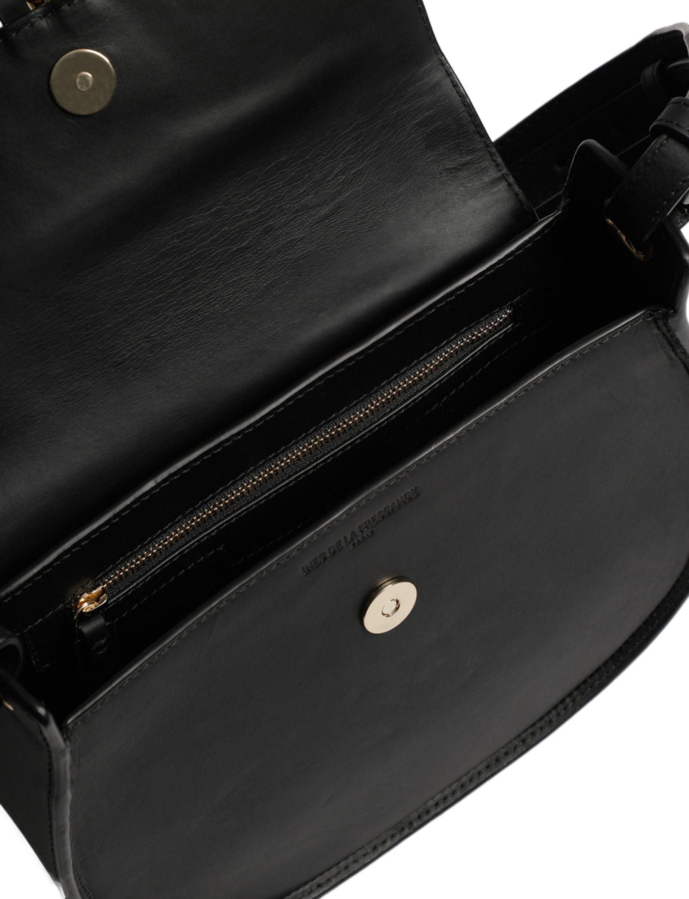 Borsa di pelle nera Senda