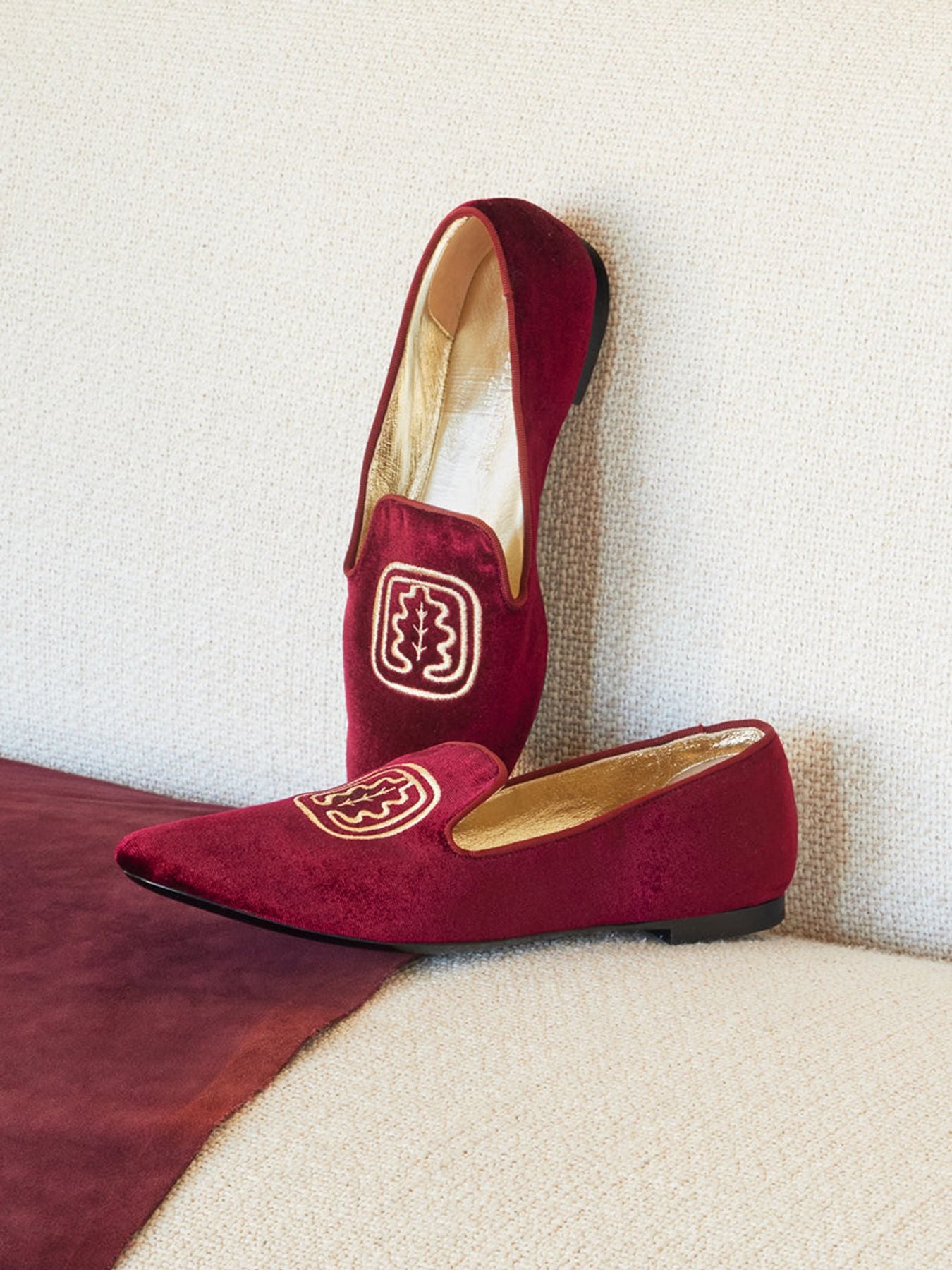 Scarpe da ginnastica di terciopelo con bordatura