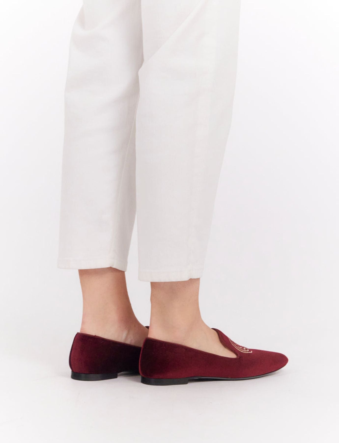 Scarpe da ginnastica di terciopelo con bordatura