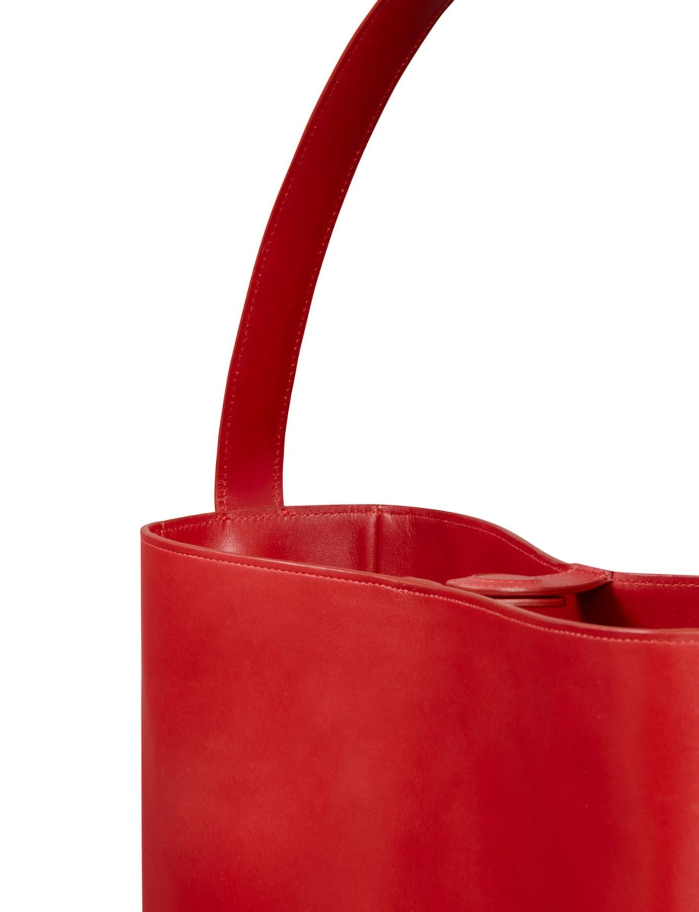Borsa Léonore L in pelle rossa