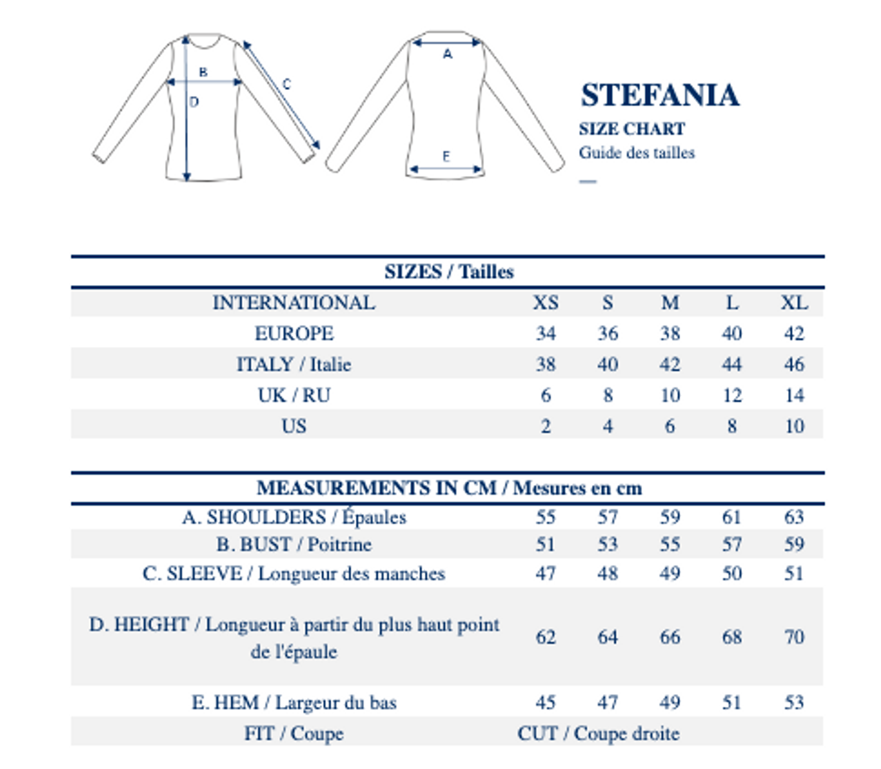 Jersey de lana crudo Stefania