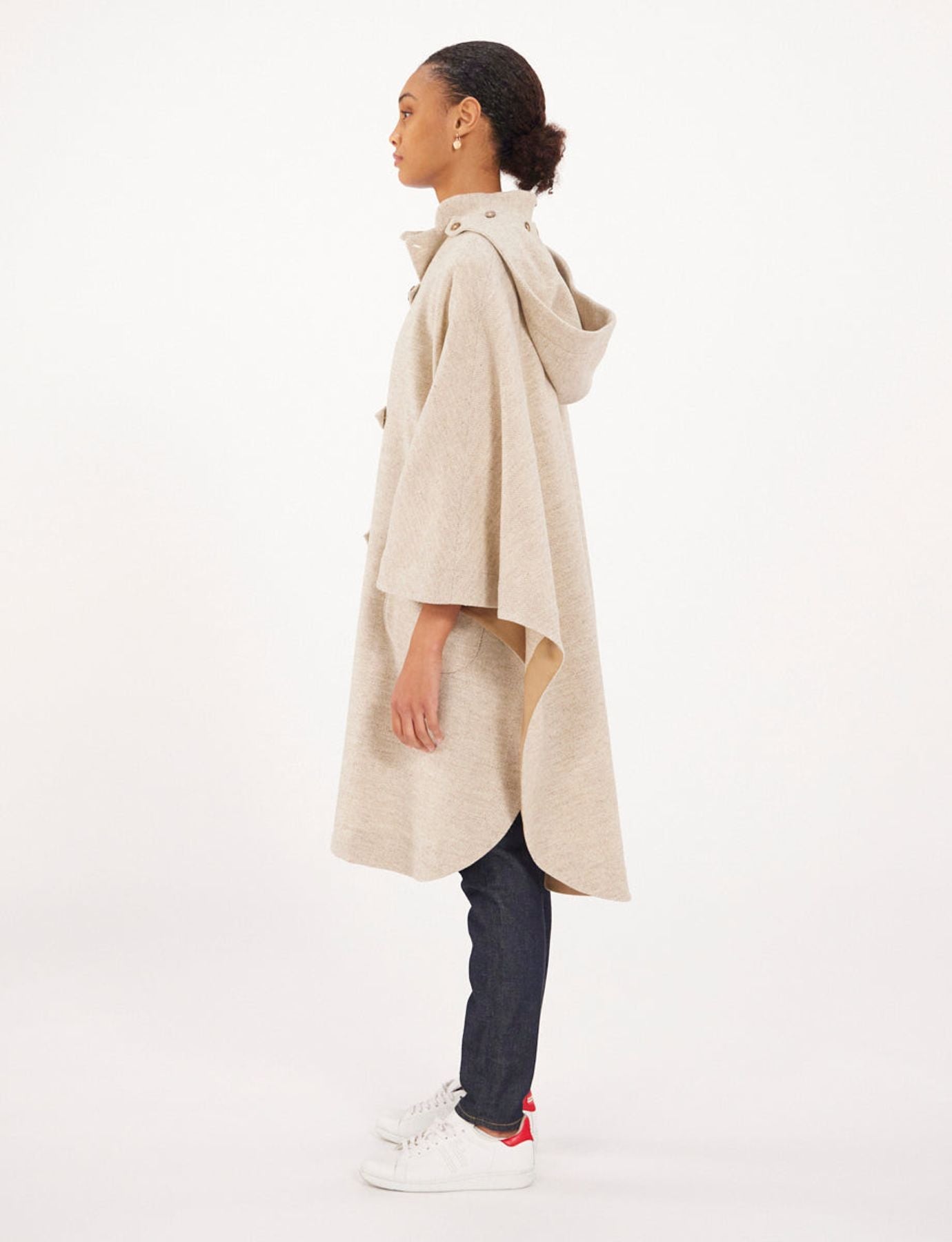 Capa di lana beige/crudo Ruppert