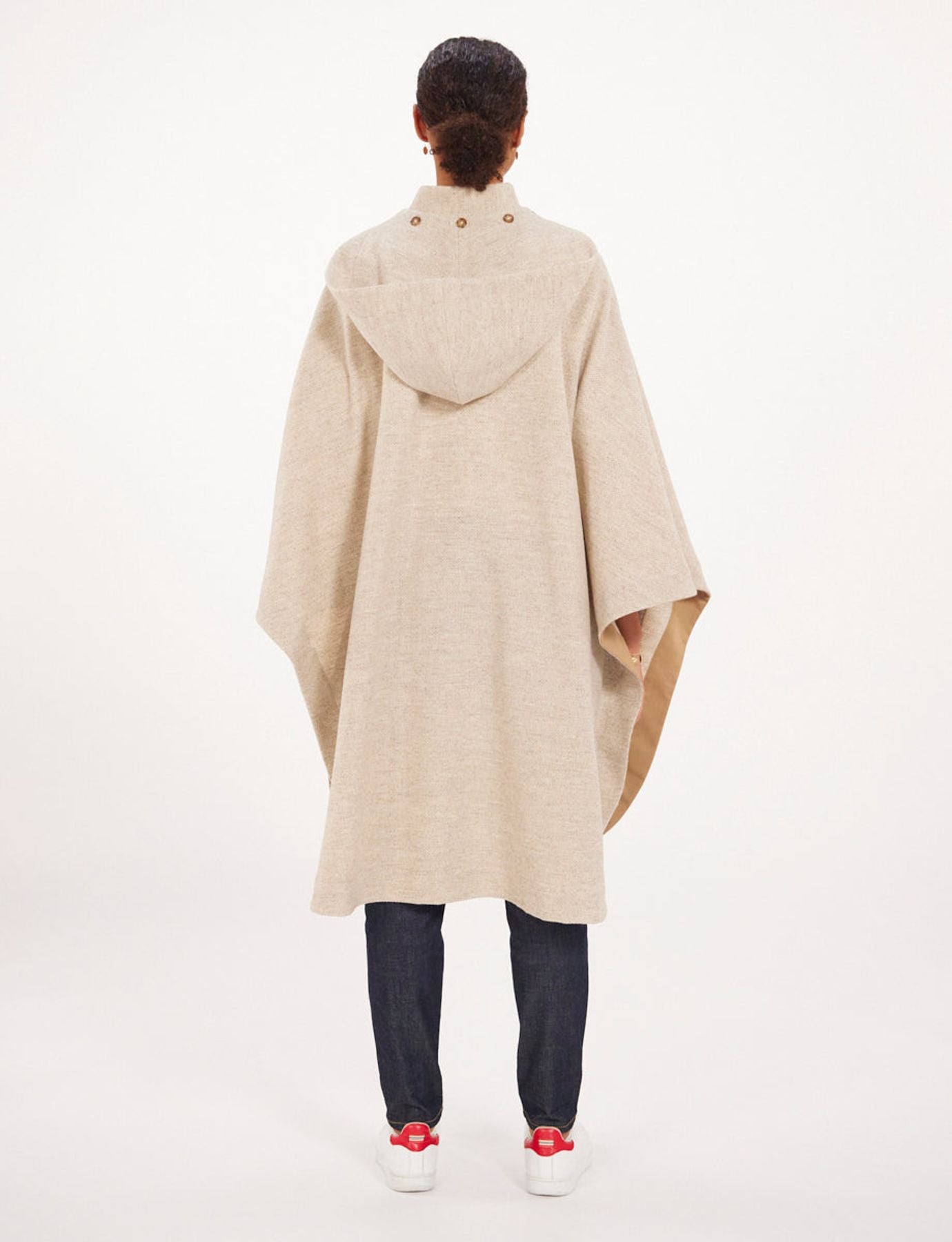 Capa di lana beige/crudo Ruppert