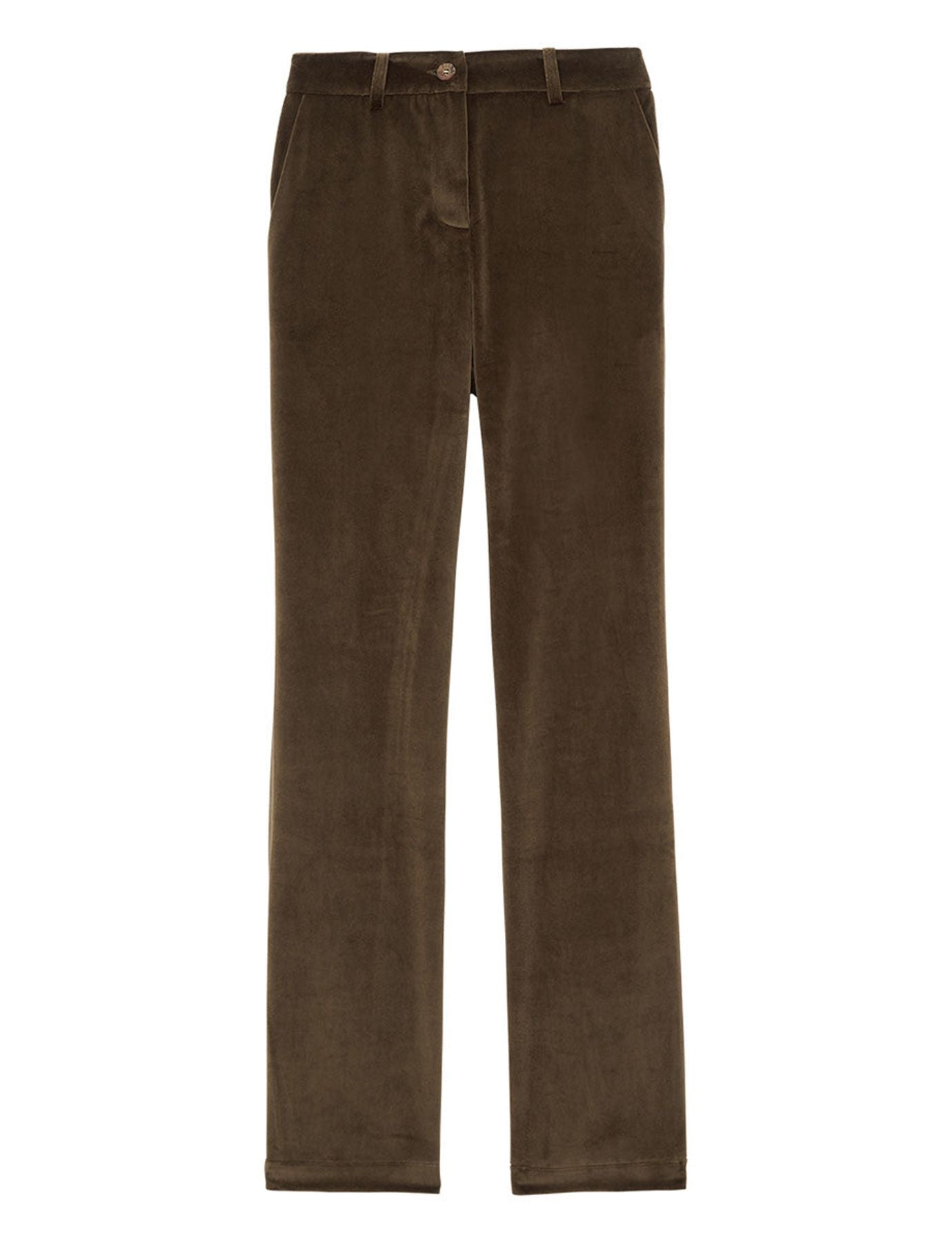 Pantalone di pana caqui oscuro Francisco
