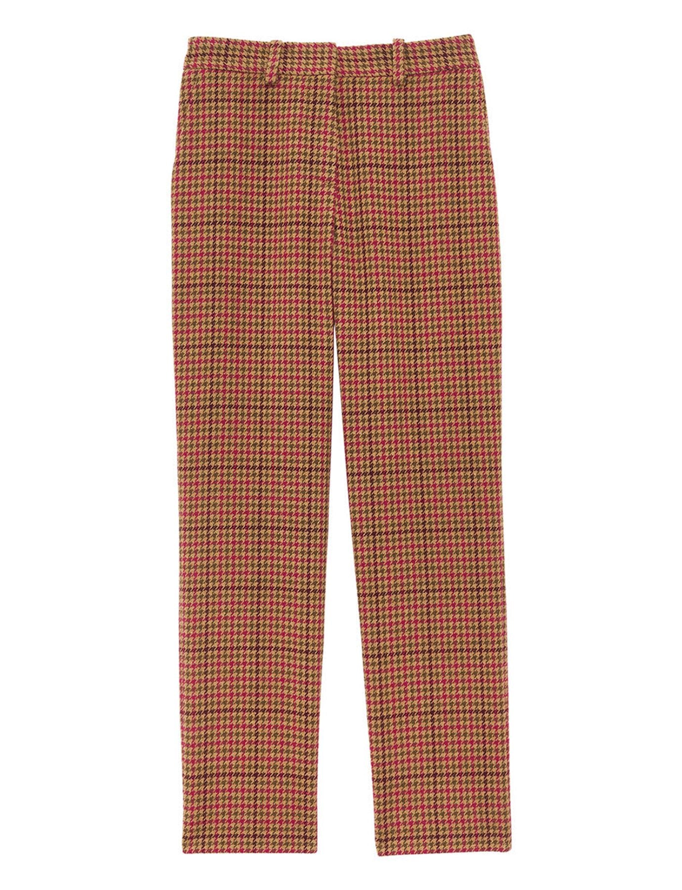 Pantaloni Audrey in lana e pata de gallo