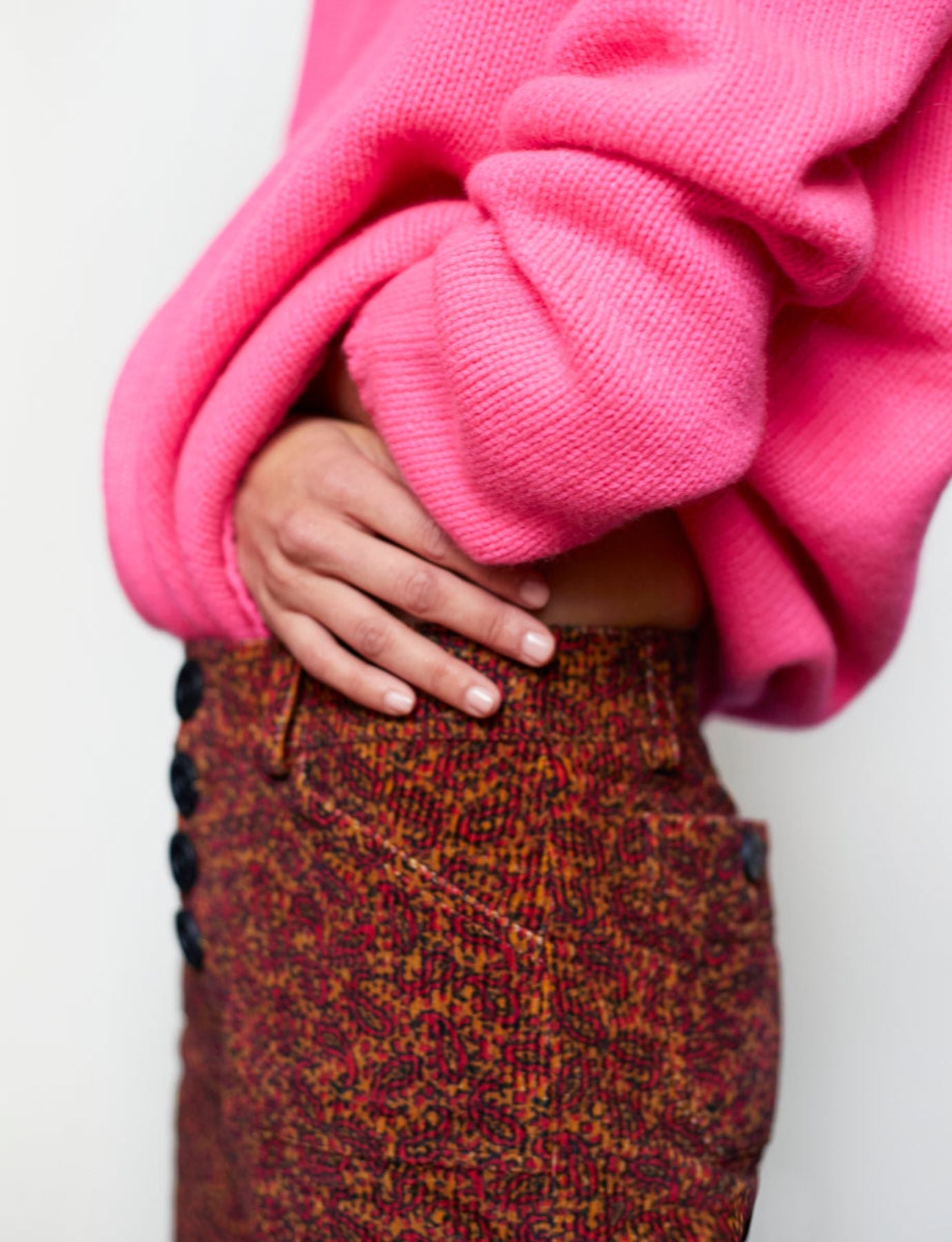 Pantalone Charlotte con estampado óxido