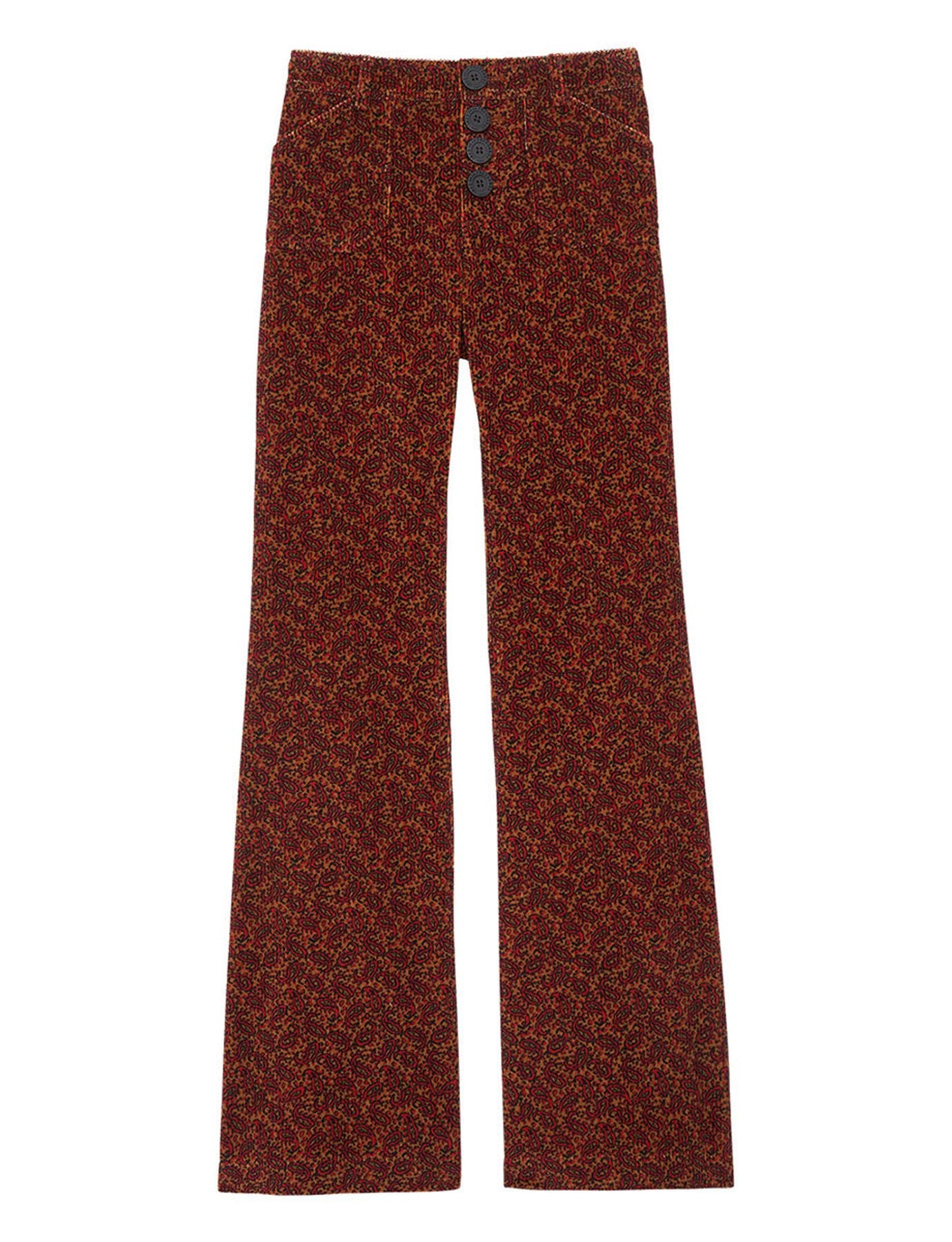 Pantalone Charlotte con estampado óxido