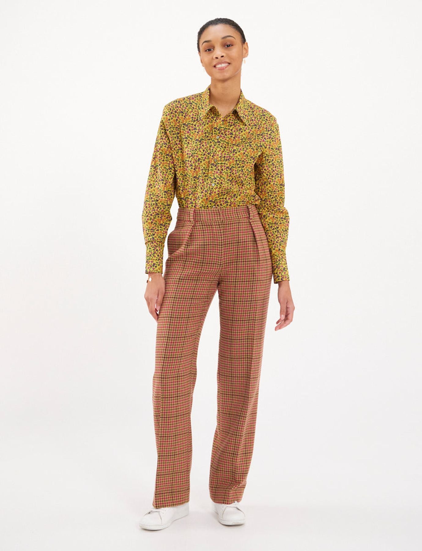 Pantalone Hector pata de gallo lana