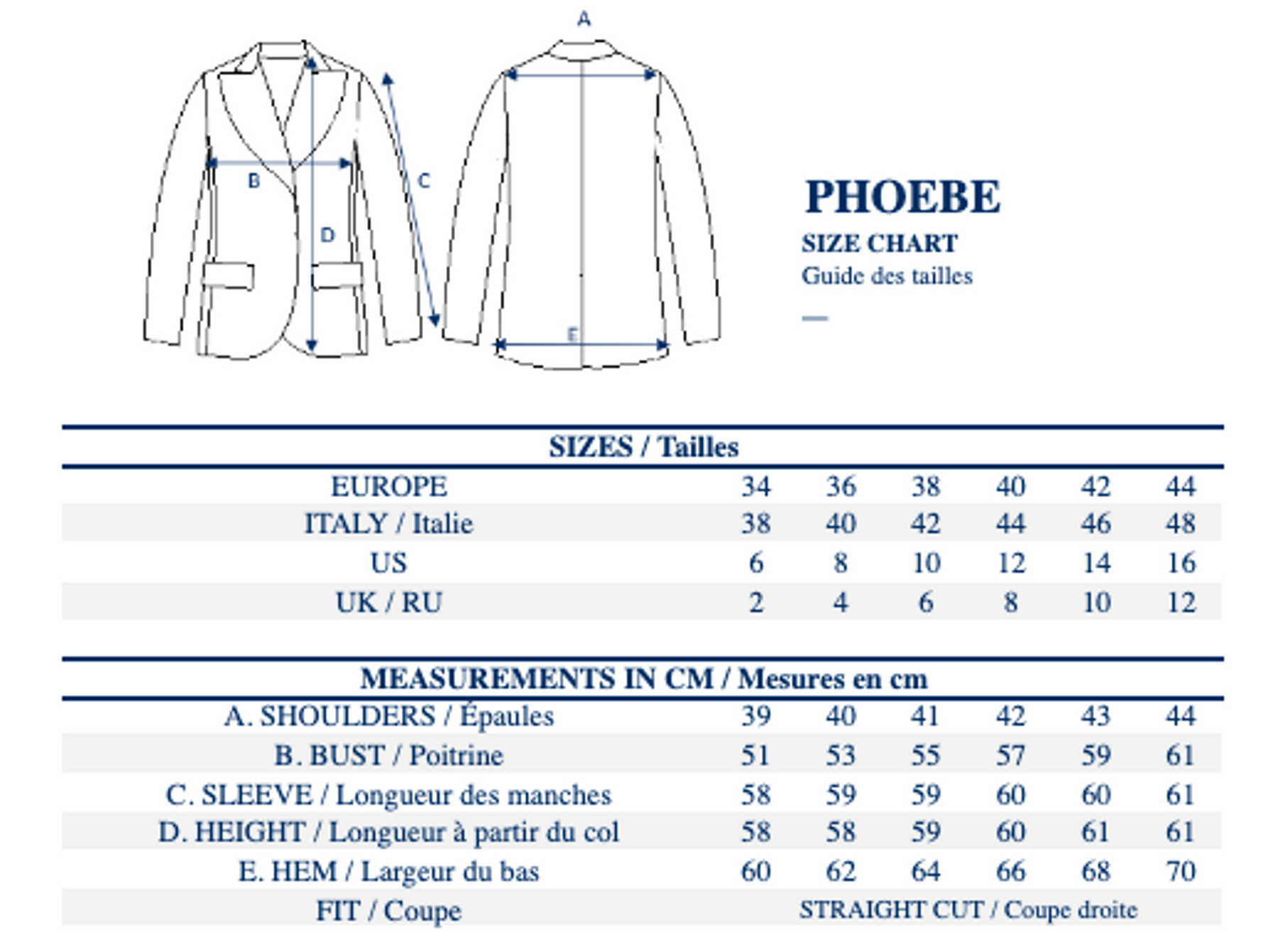 Giacca Phoebe con stampa ruggine