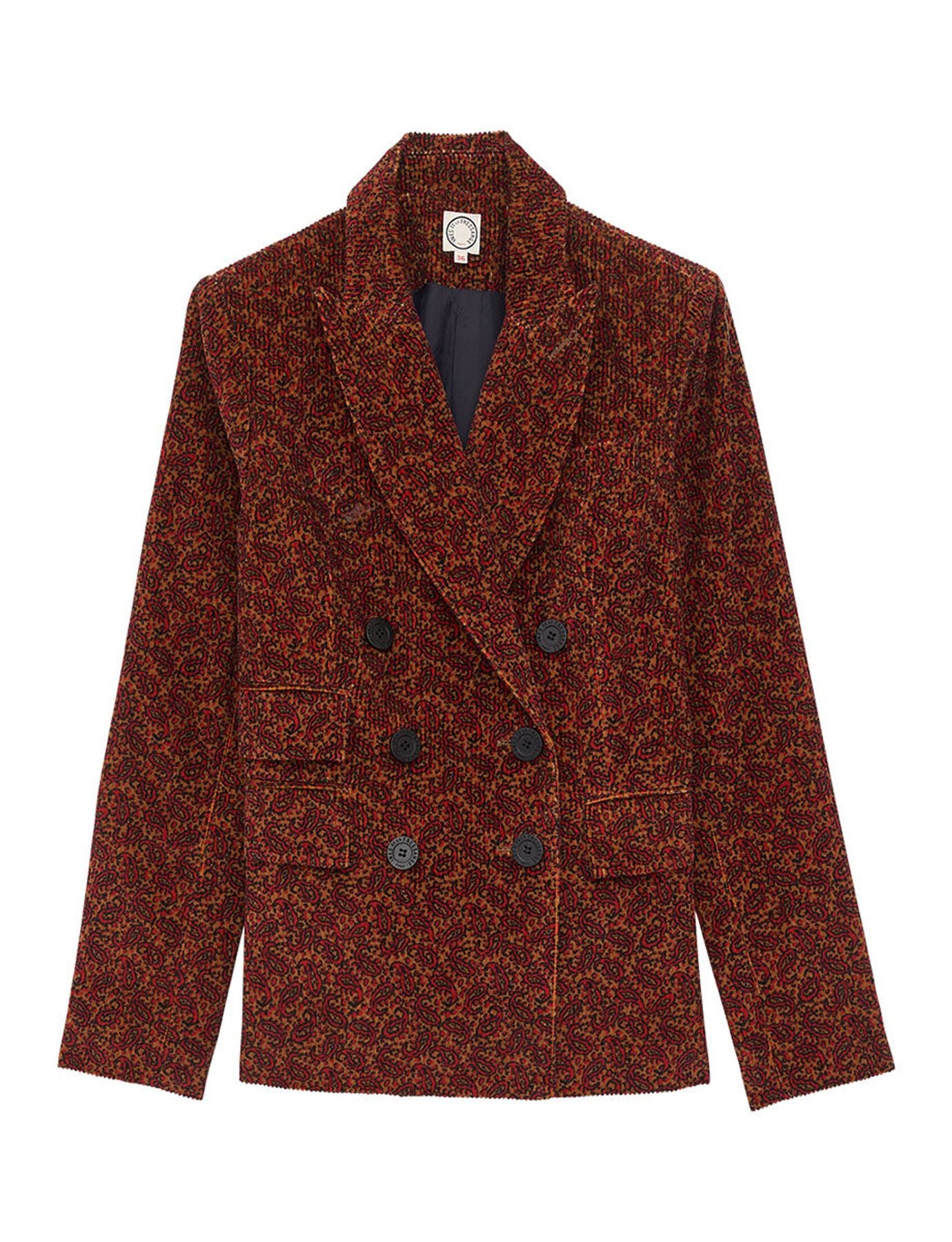 Blazer con estampado óxido Maurice