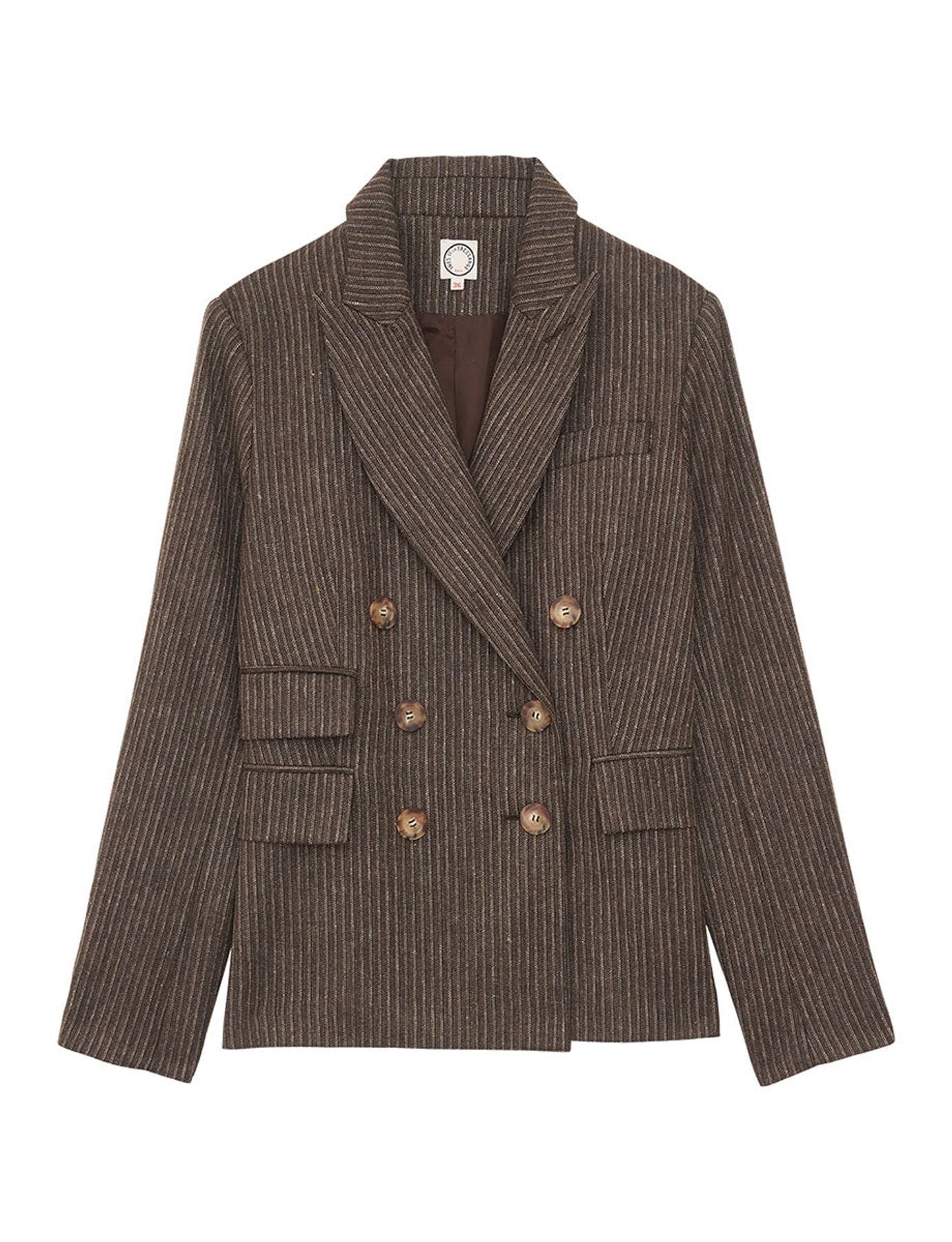 Blazer Maurice in lana marrone