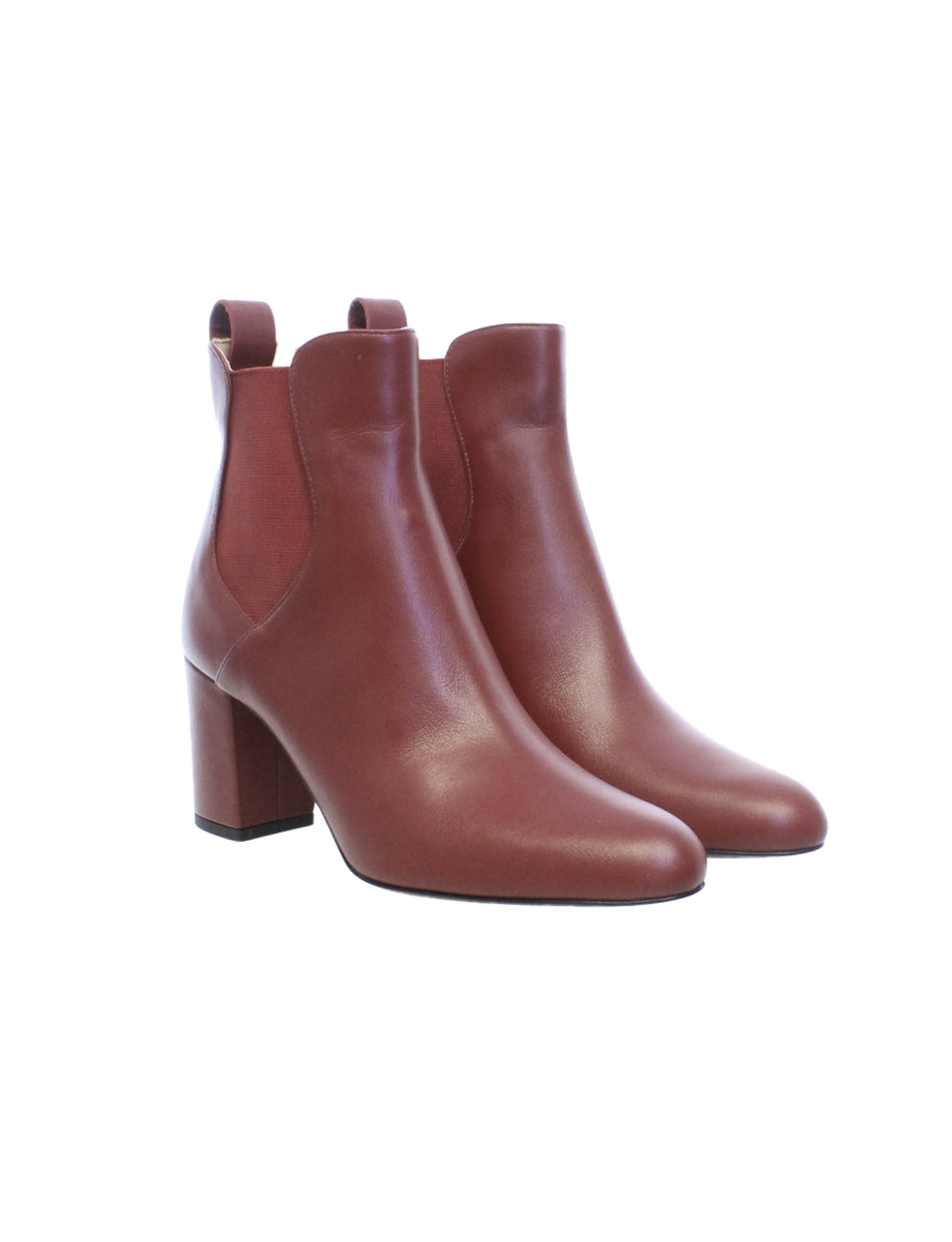 Stivali tacon in pelle