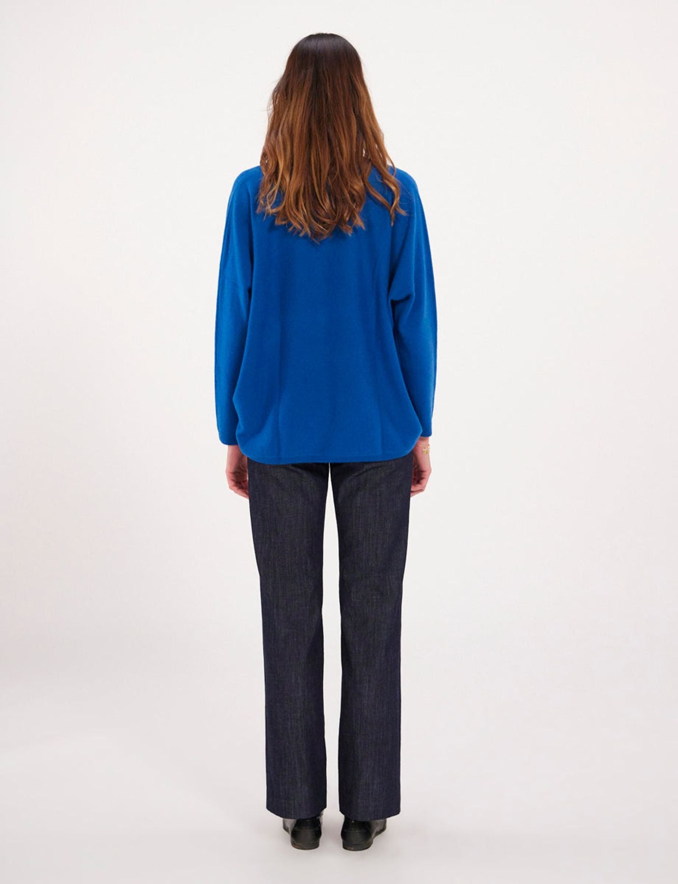 Maglia Ines x cuello de pico con mangas murciélago Notshy