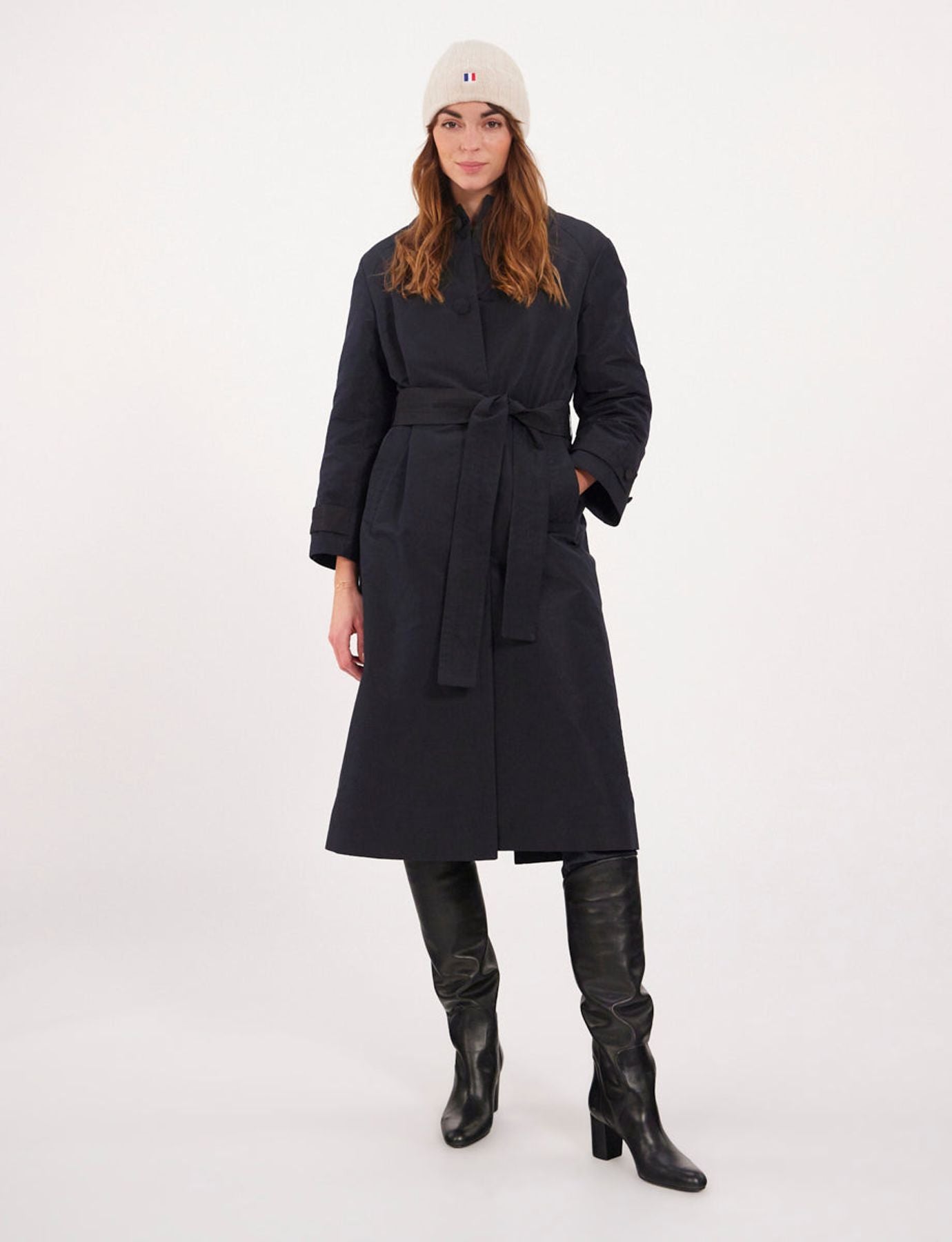 Garofano da cachemire con solette beige Ines x Notshy