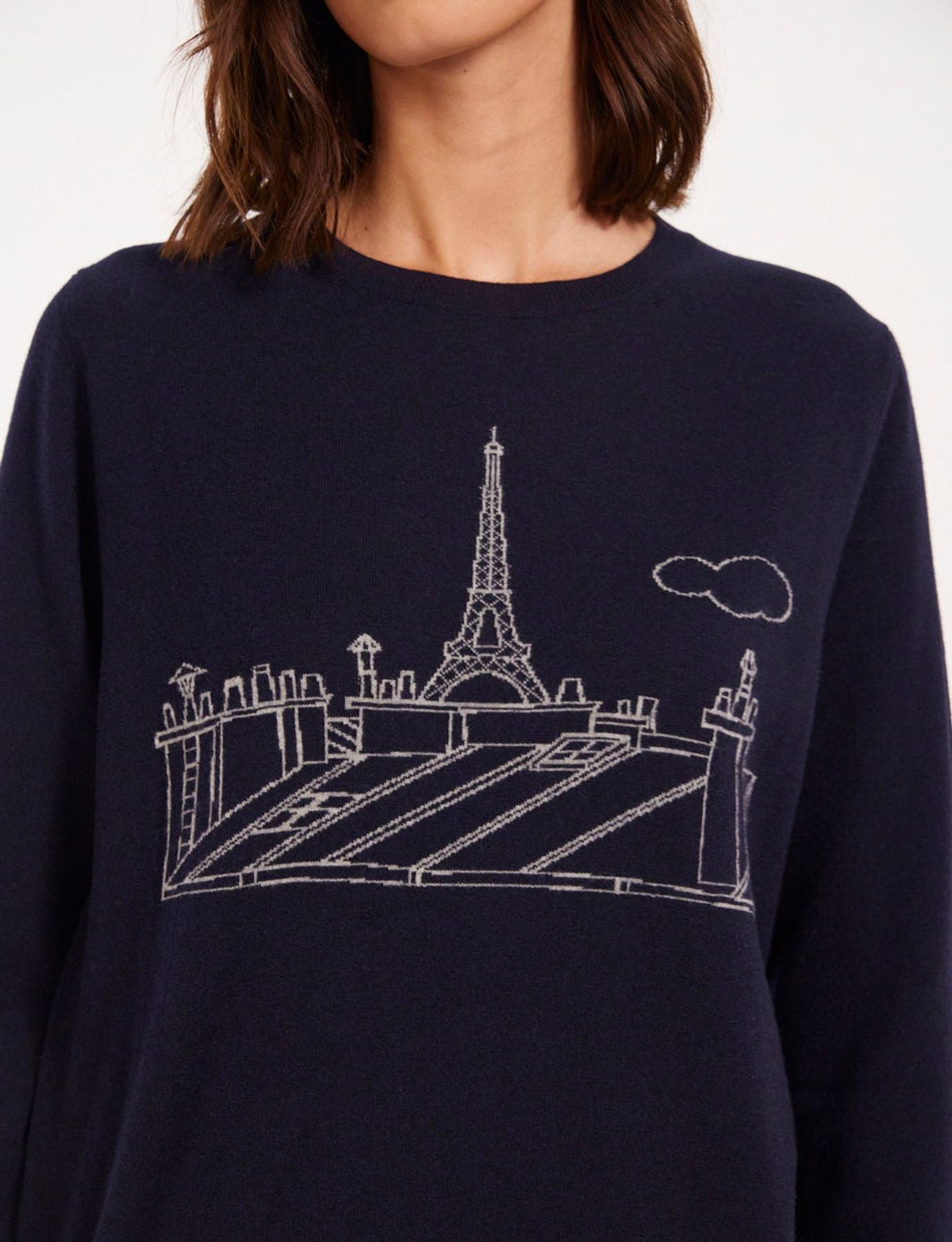 Maglia Parigi azul marino