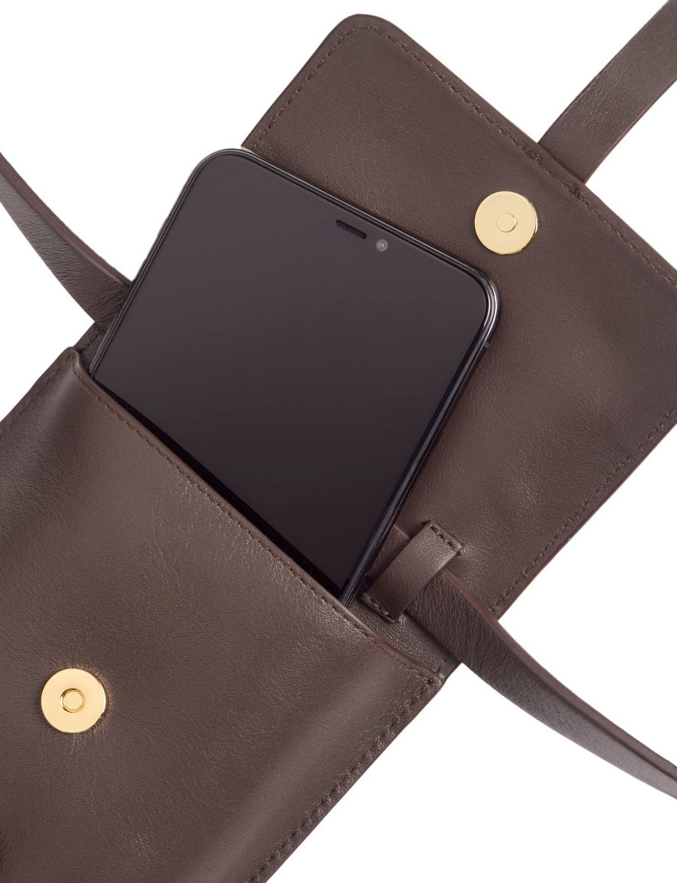 Borsa per smartphone Léonore chocolate